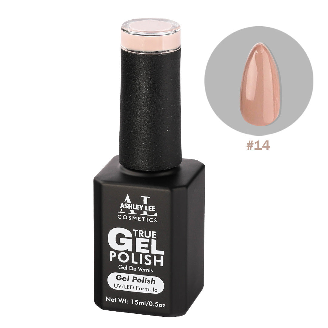 Ashley Lee True Gel Nail Polish Trio Pack - Base Coat, Gel Polish, No Wipe Top Coat