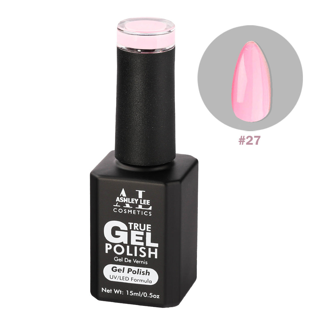 Ashley Lee True Gel Nail Polish Trio Pack - Base Coat, Gel Polish, No Wipe Top Coat