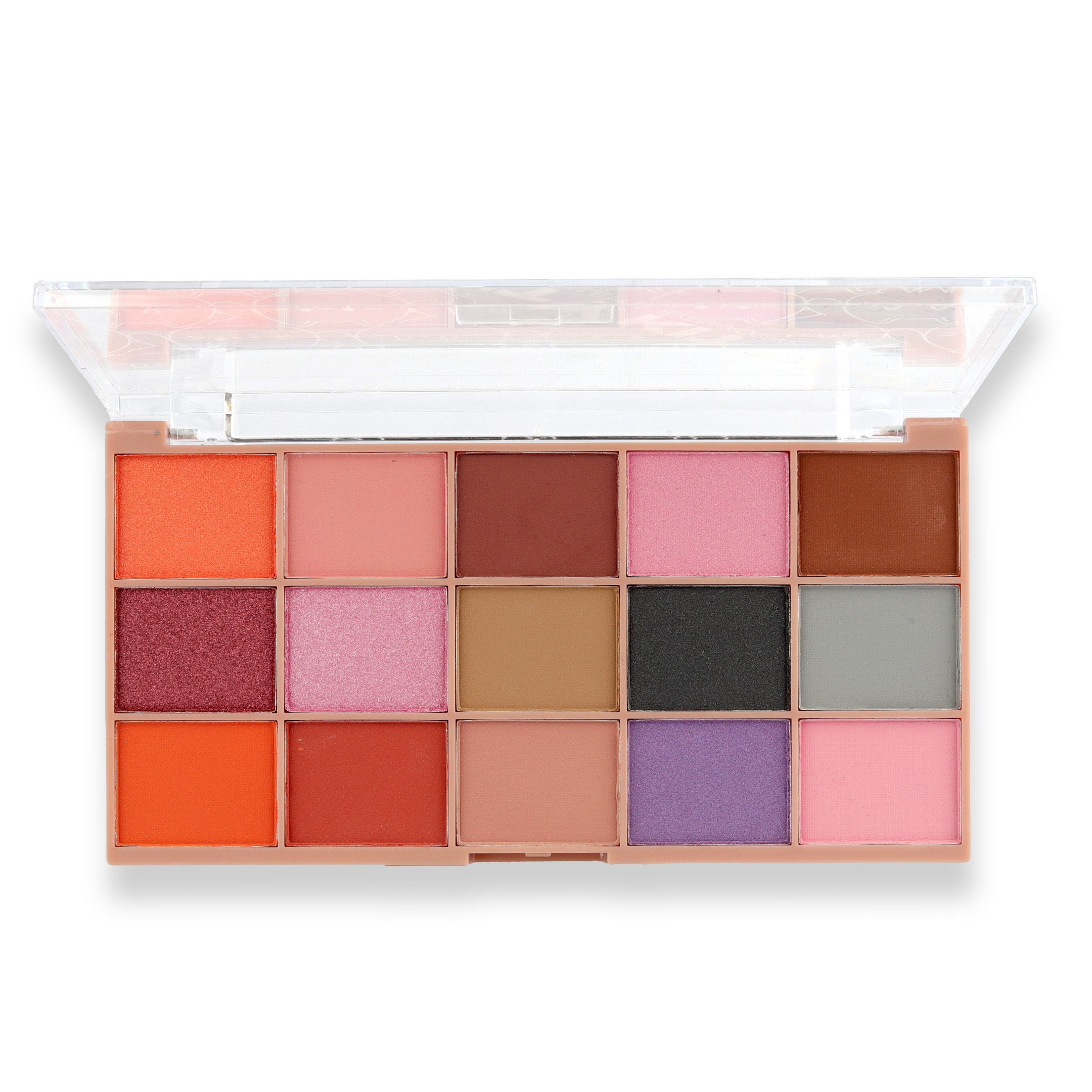 AMUSE Kitty 15-Color Neutral Eyeshadow Palette | Matte & Shimmer Eye Makeup