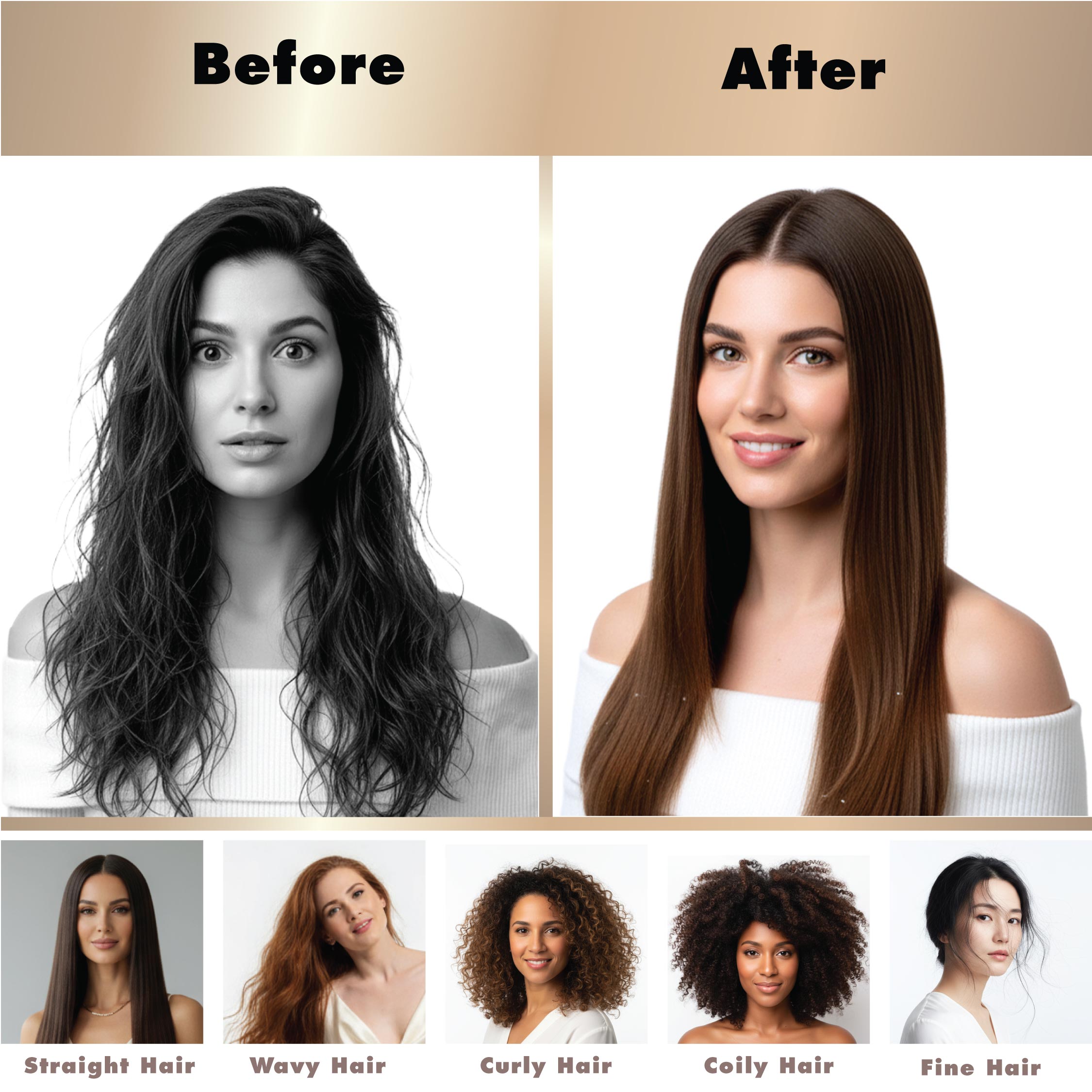 Beaut Detangling Brush – Ceramic Plated, Vented, Fast-Drying, Gentle Detangling Brush for Smooth, Frizz-Free Hair