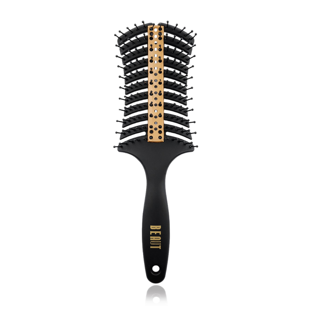 Beaut Detangling Brush – Ceramic Plated, Vented, Fast-Drying, Gentle Detangling Brush for Smooth, Frizz-Free Hair