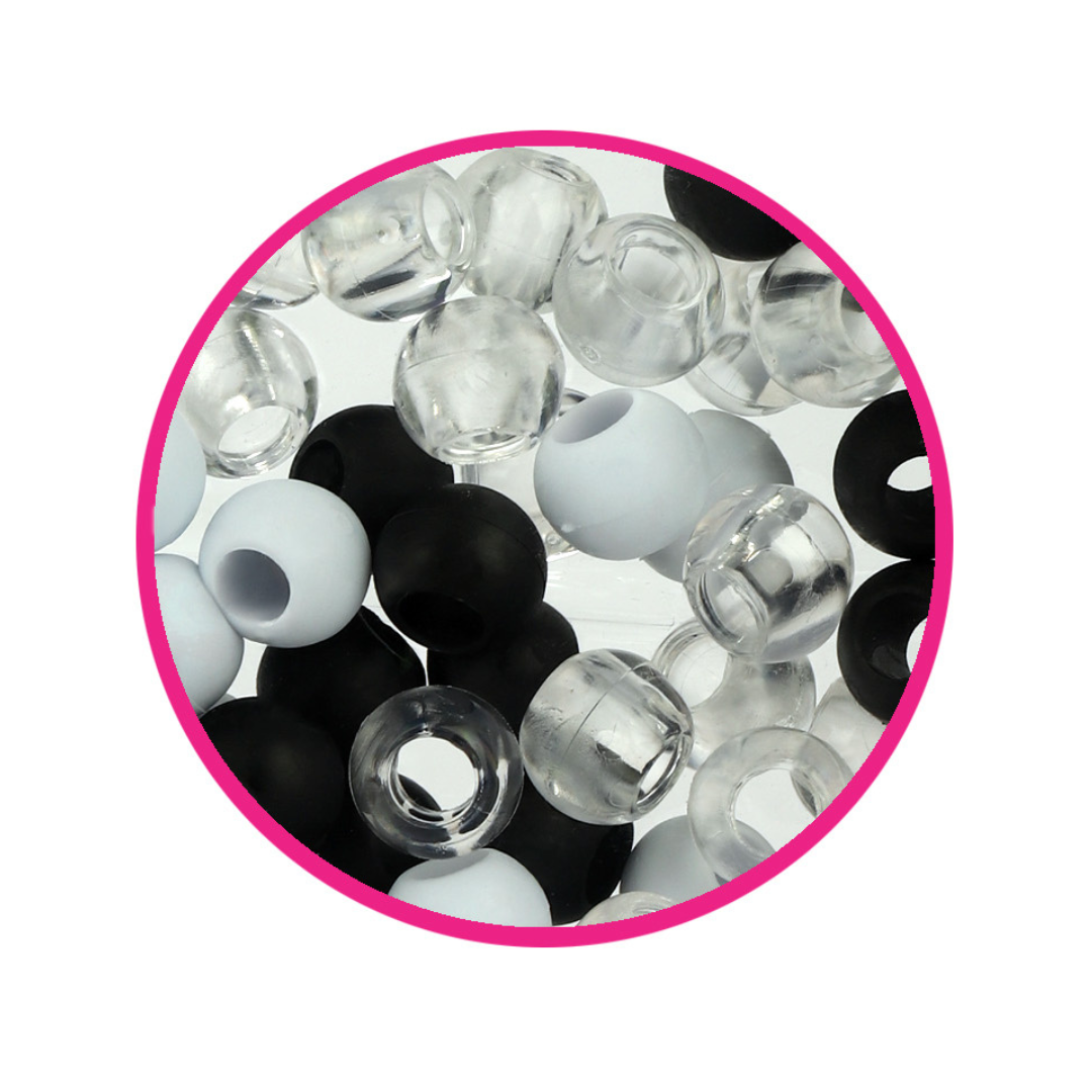 Silicone Hair Beads – 100 PCS 14mm, Premium Soft Rubber, Noiseless, Painless, Light for Women Girls Stylish Braiding