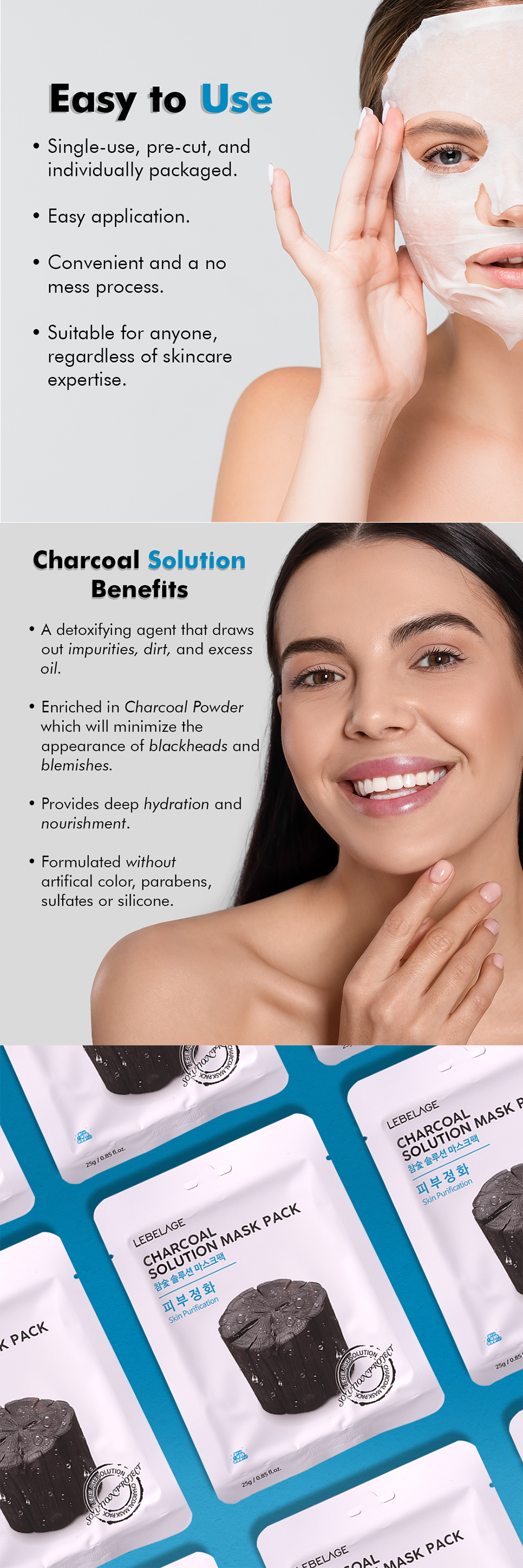 Charcoal Solution Mask