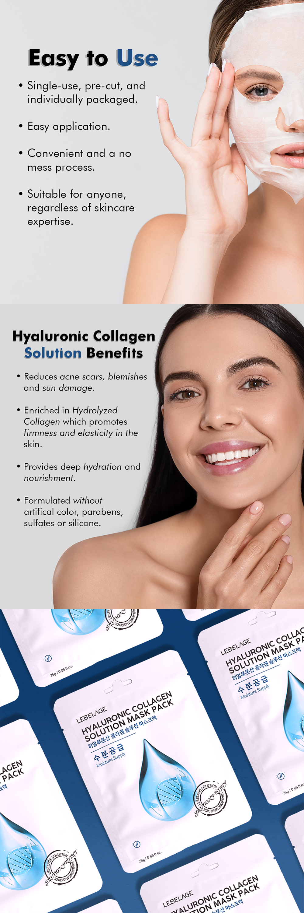 Hyaluronic Collagen Solution Mask