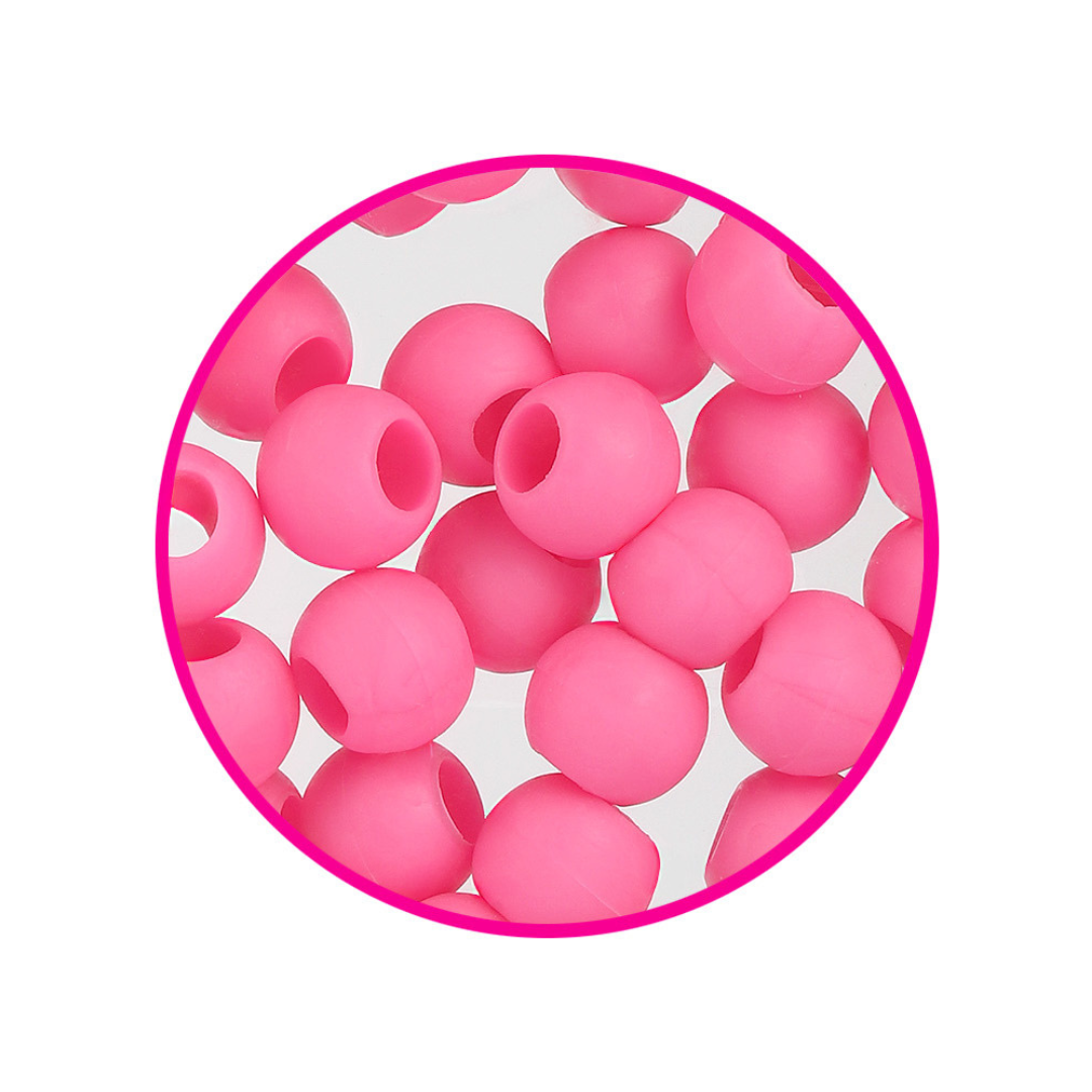 Silicone Hair Beads – 100 PCS 14mm, Premium Soft Rubber, Noiseless, Painless, Light for Women Girls Stylish Braiding