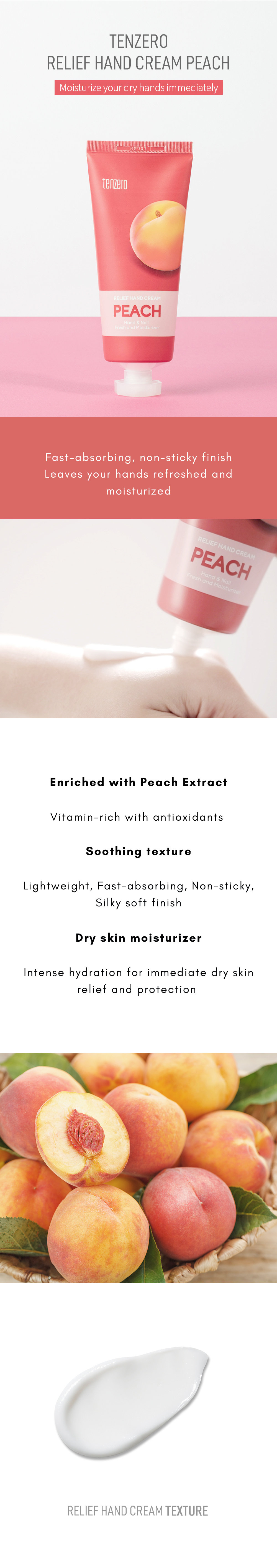 Relief Hand Cream Peach