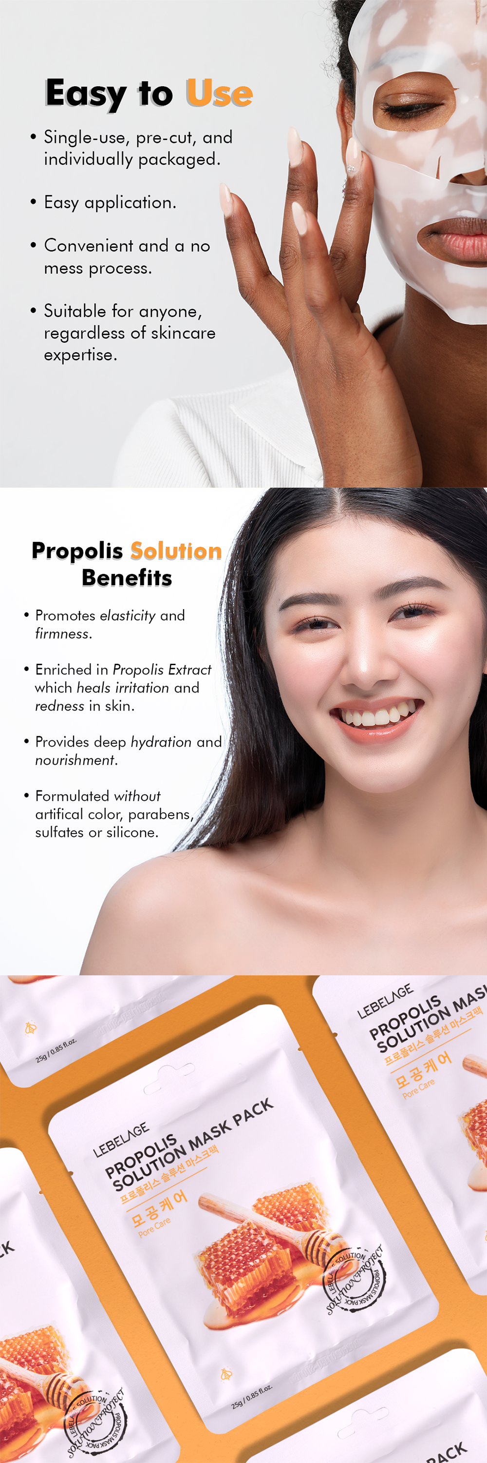 Propolis Solution Mask