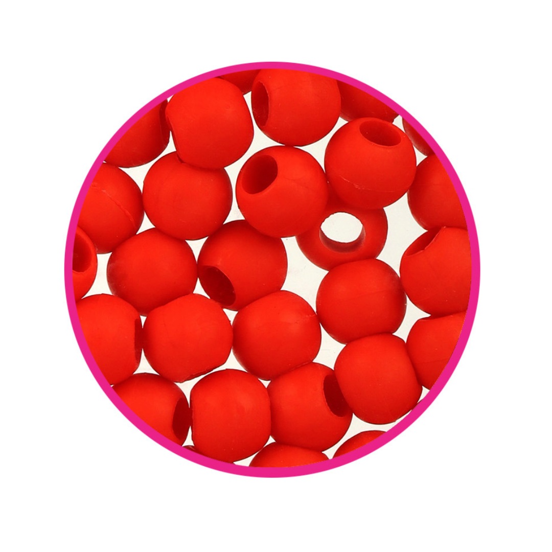 Silicone Hair Beads – 100 PCS 14mm, Premium Soft Rubber, Noiseless, Painless, Light for Women Girls Stylish Braiding