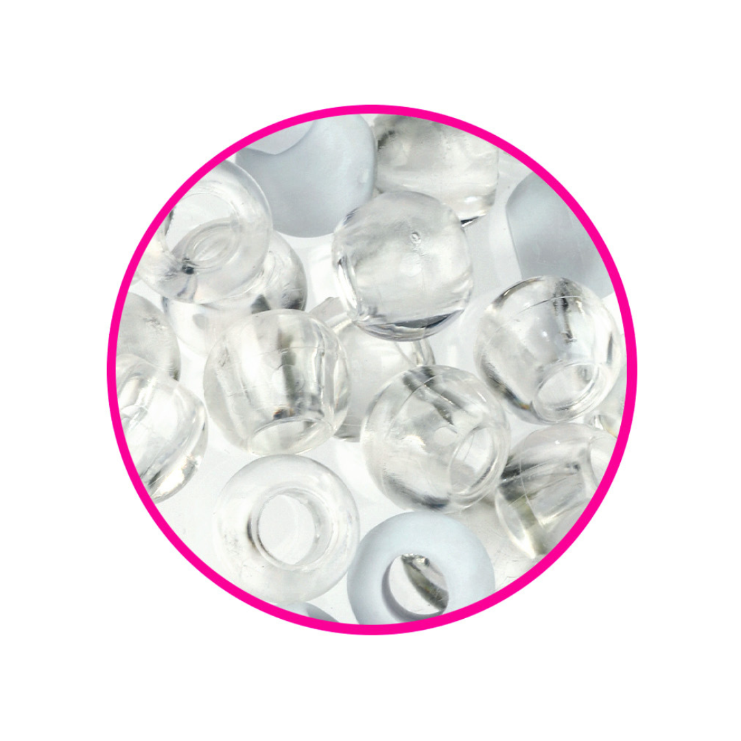 Silicone Hair Beads – 100 PCS 14mm, Premium Soft Rubber, Noiseless, Painless, Light for Women Girls Stylish Braiding