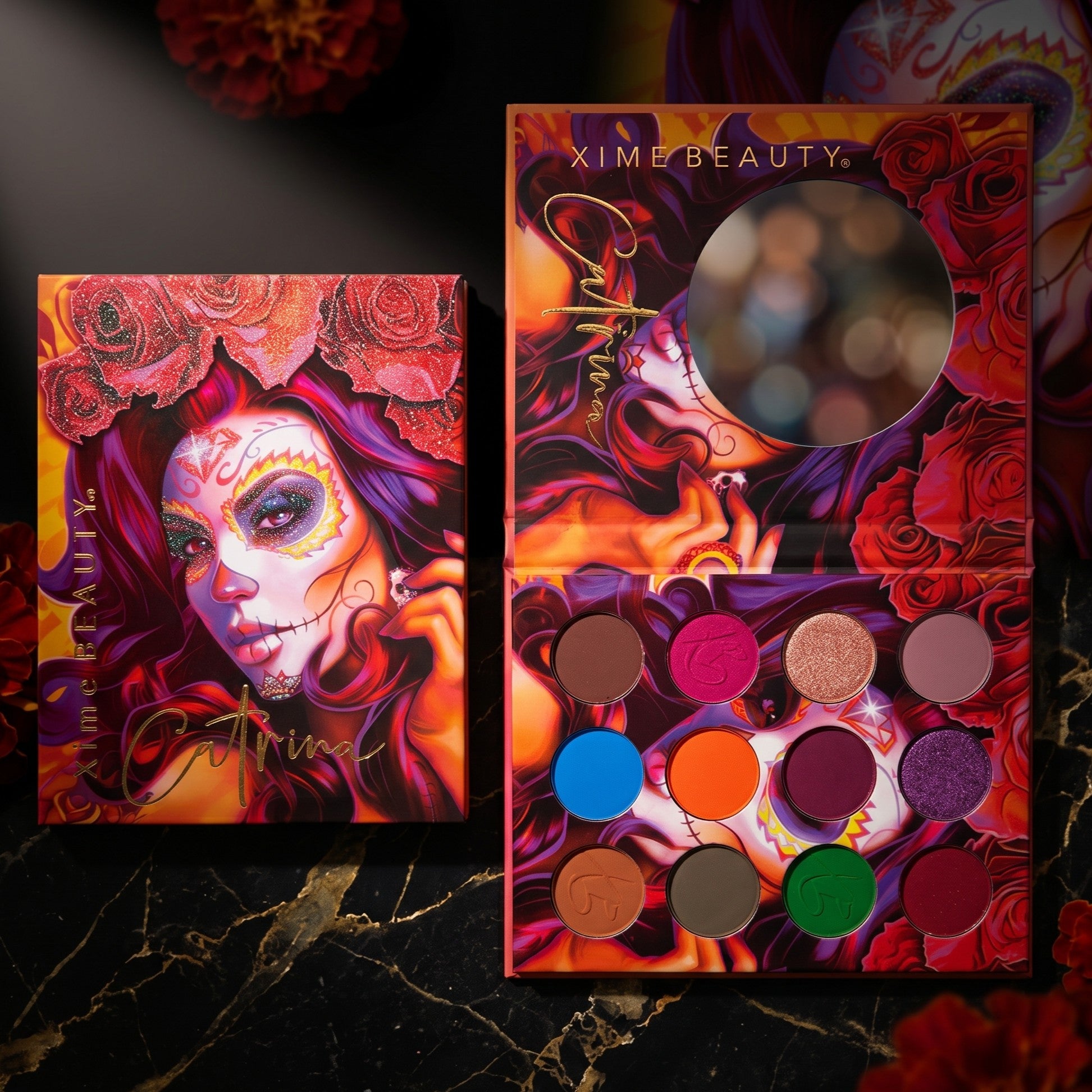 Xime Beauty Halloween Collection Eyeshadow Palette | 12-Pan High Pigment