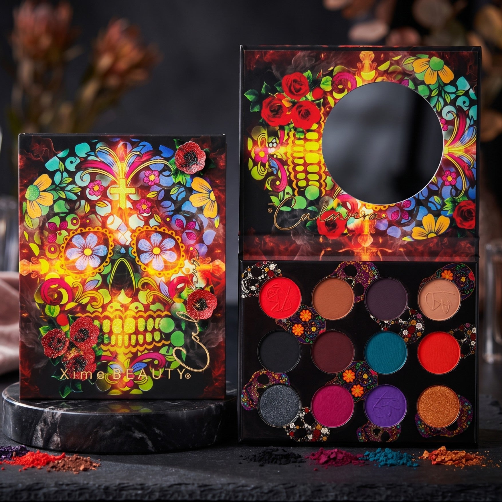 Xime Beauty Halloween Collection Eyeshadow Palette | 12-Pan High Pigment
