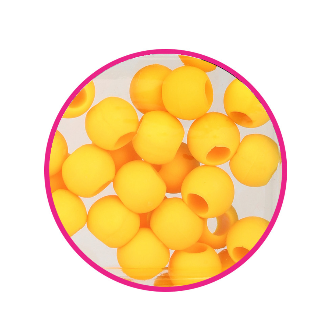 Silicone Hair Beads – 100 PCS 14mm, Premium Soft Rubber, Noiseless, Painless, Light for Women Girls Stylish Braiding
