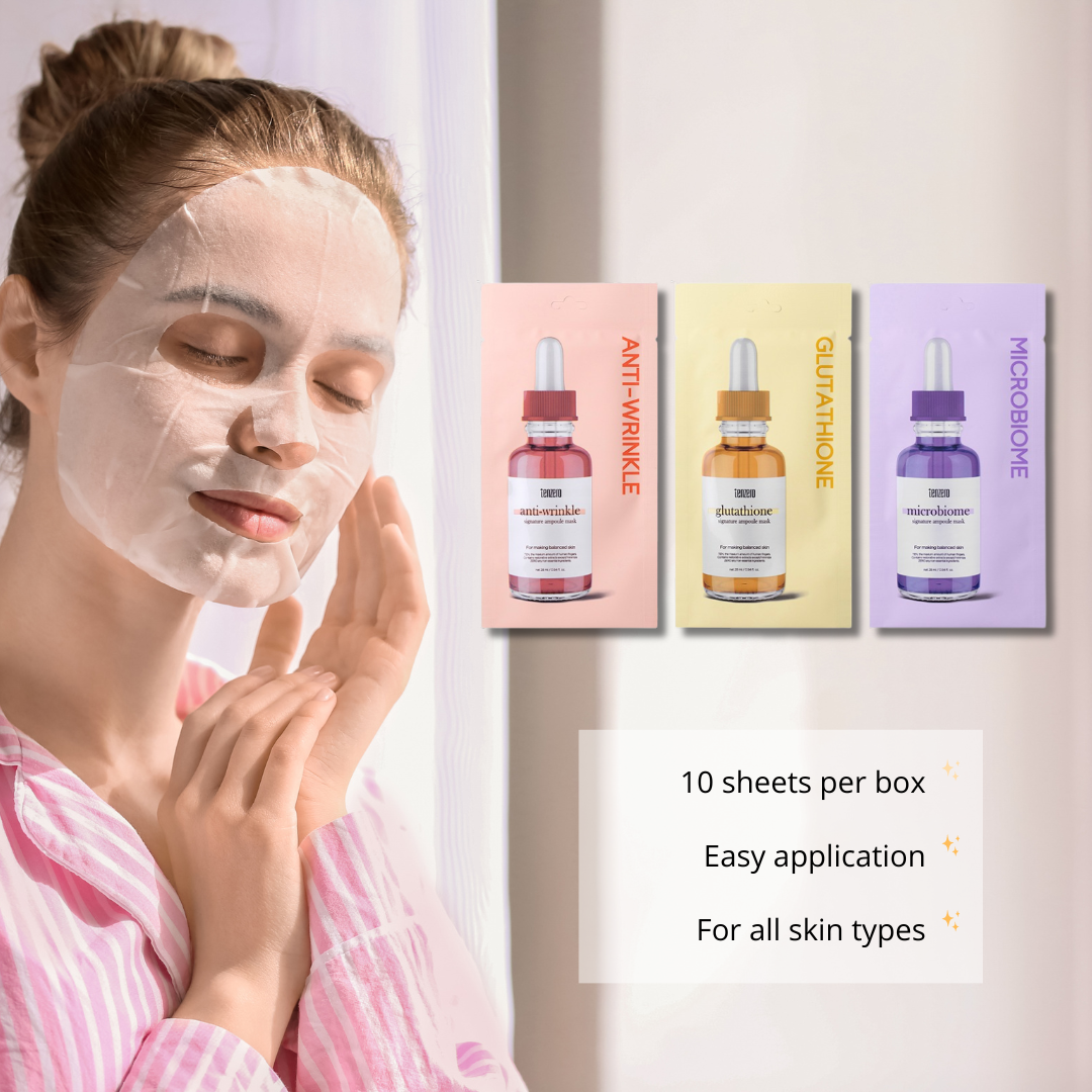 Tenzero Signature Ampoule Mask 10 Pack Box Set