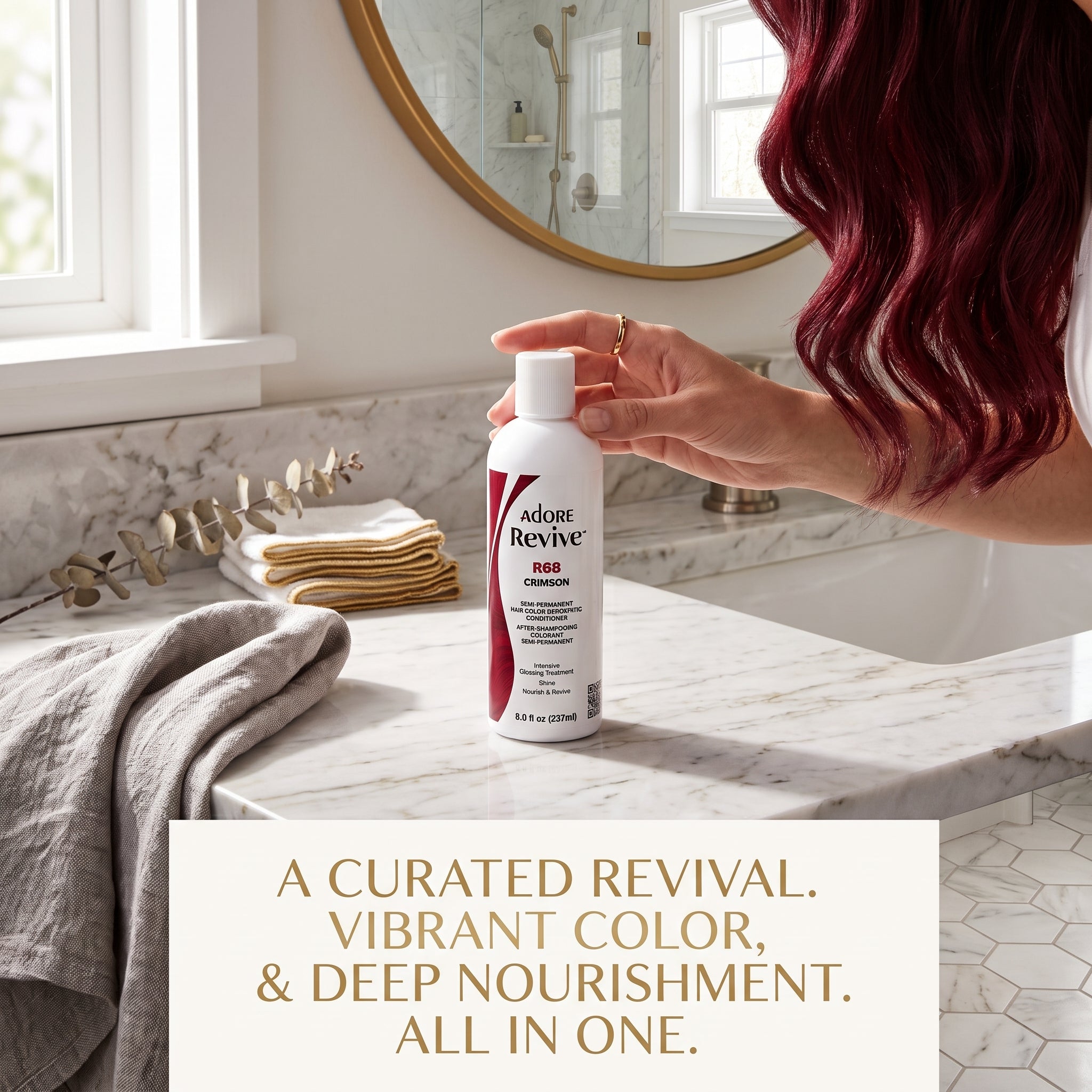 Adore Revive Color-Depositing Conditioner – Deep Conditioning Hair Refresh (8 fl. oz.)