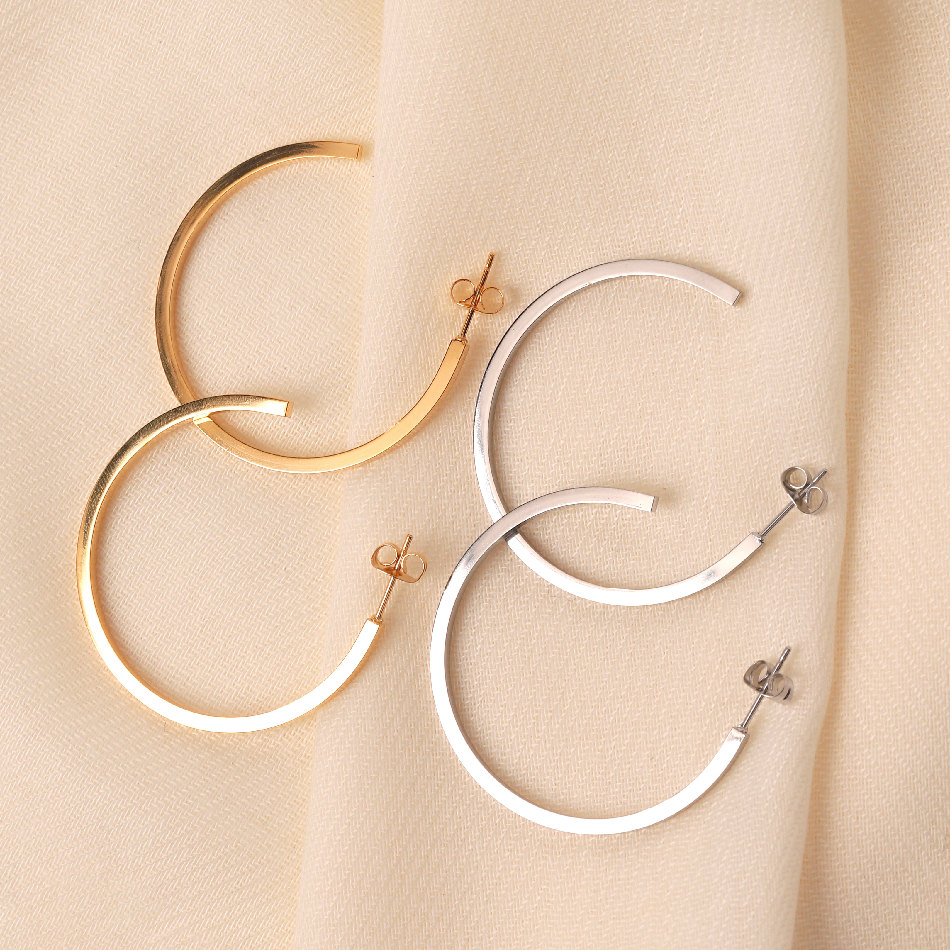 Minimalist Hoop Earrings