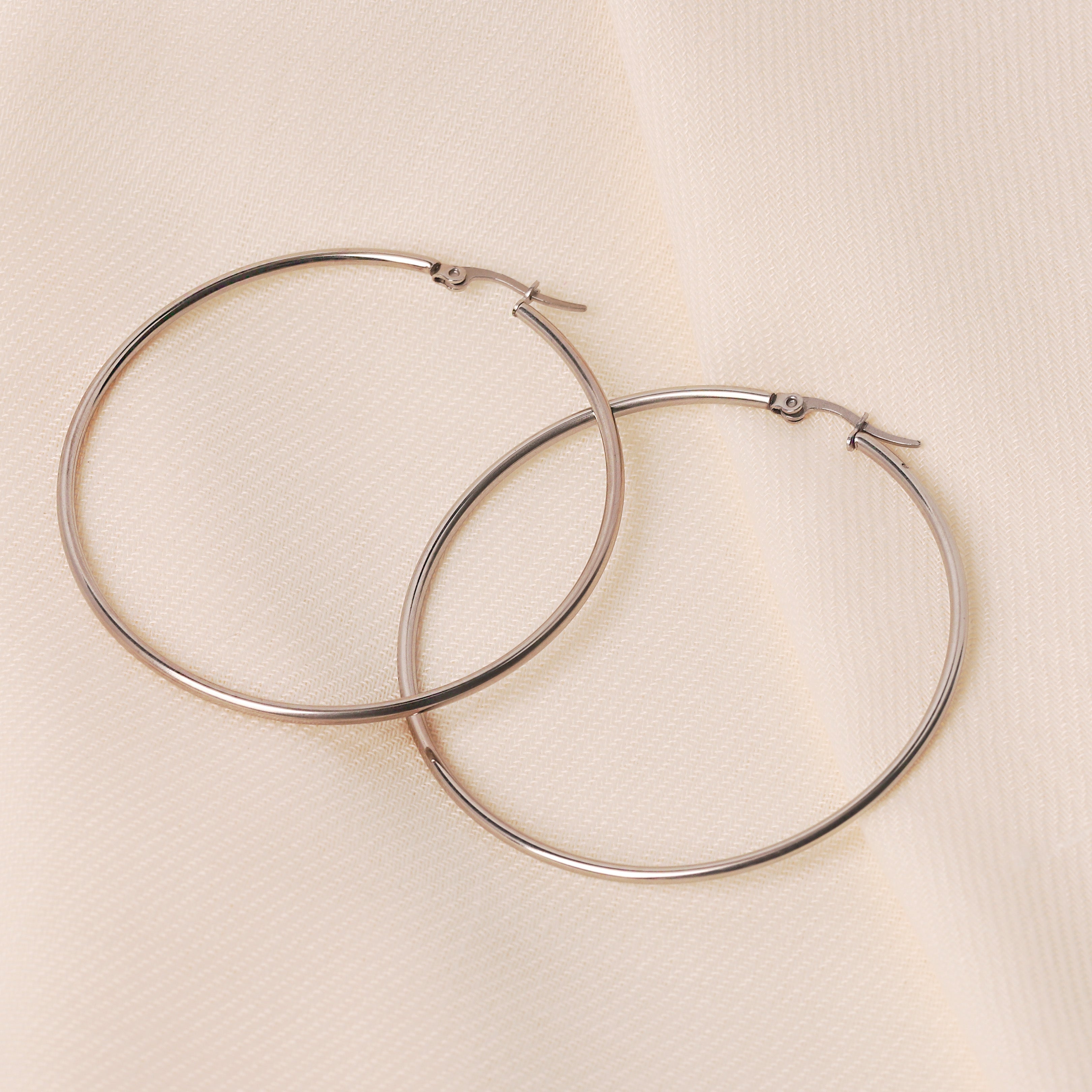 Large Classic Hoop Earrings
