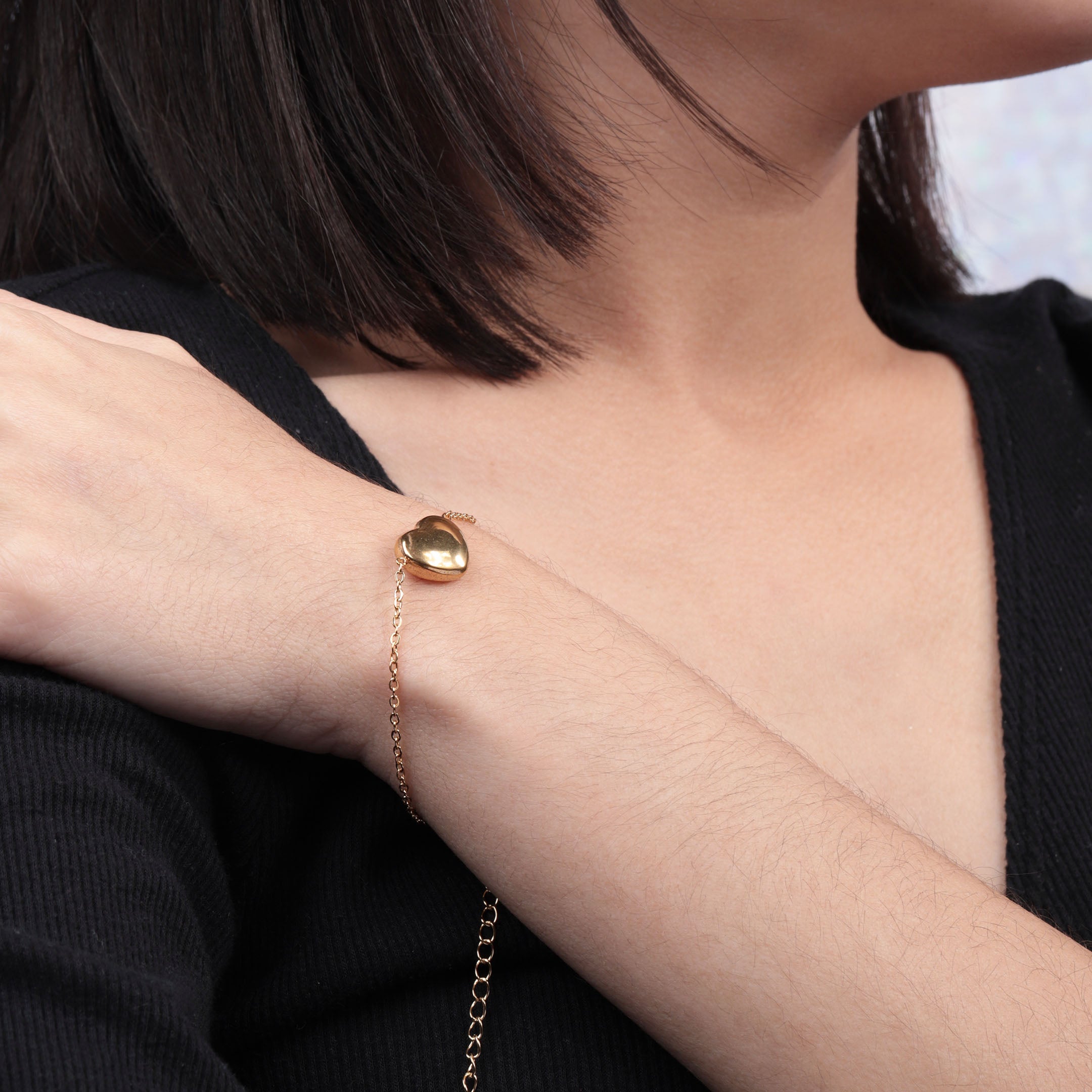 Heart Charm Bracelet