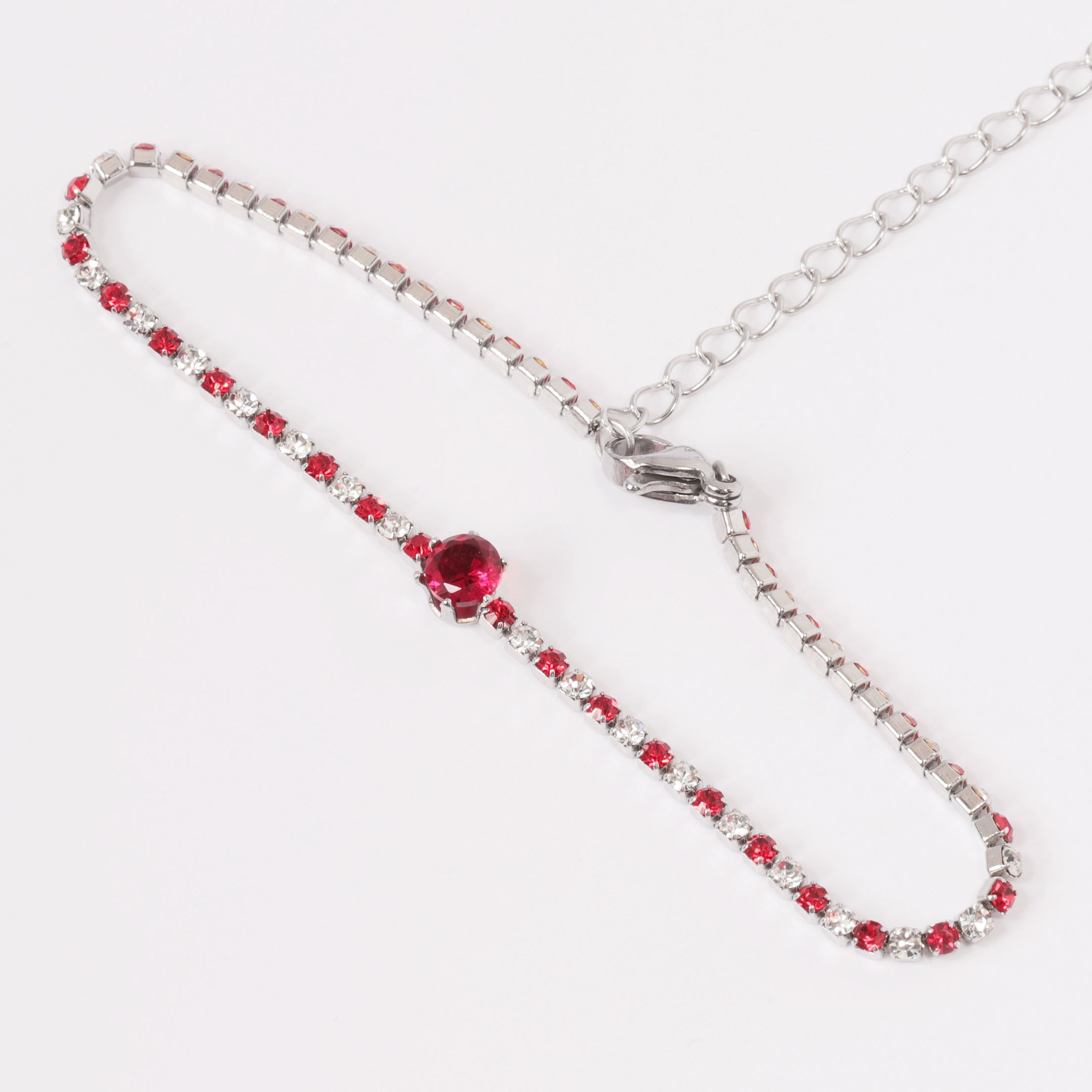 Rhinestone Decor Chain Bracelet