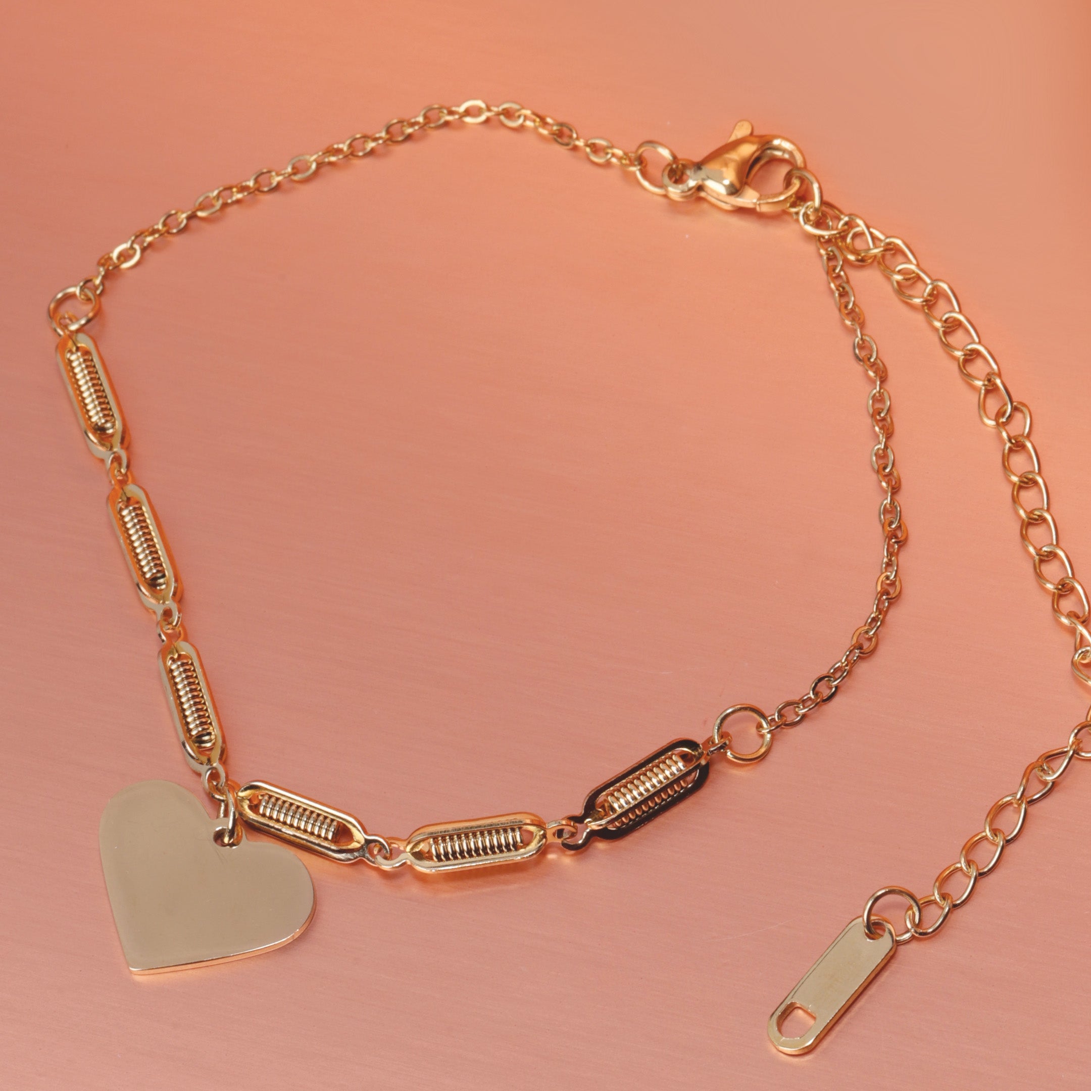 Heart Chain Bracelet
