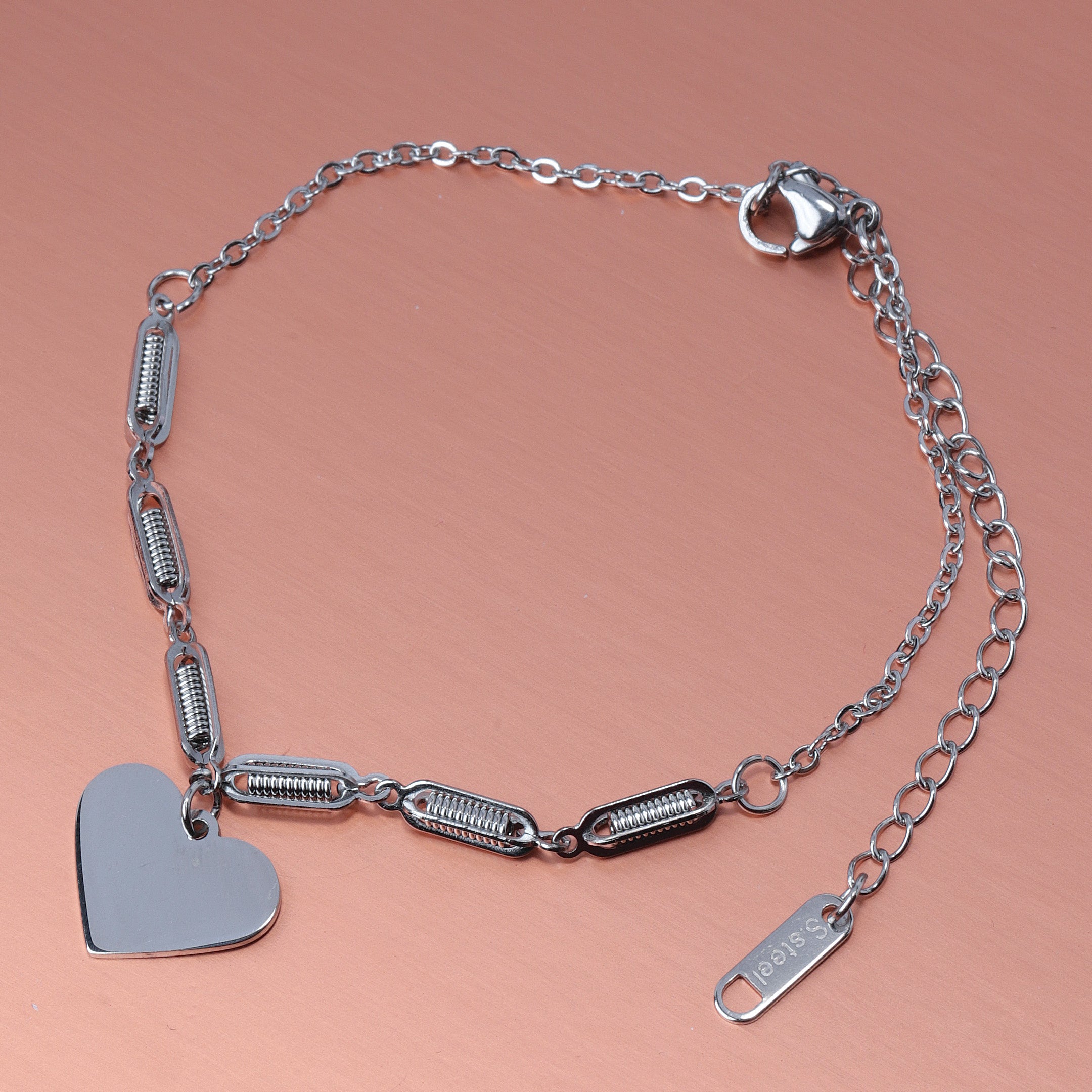 Heart Chain Bracelet