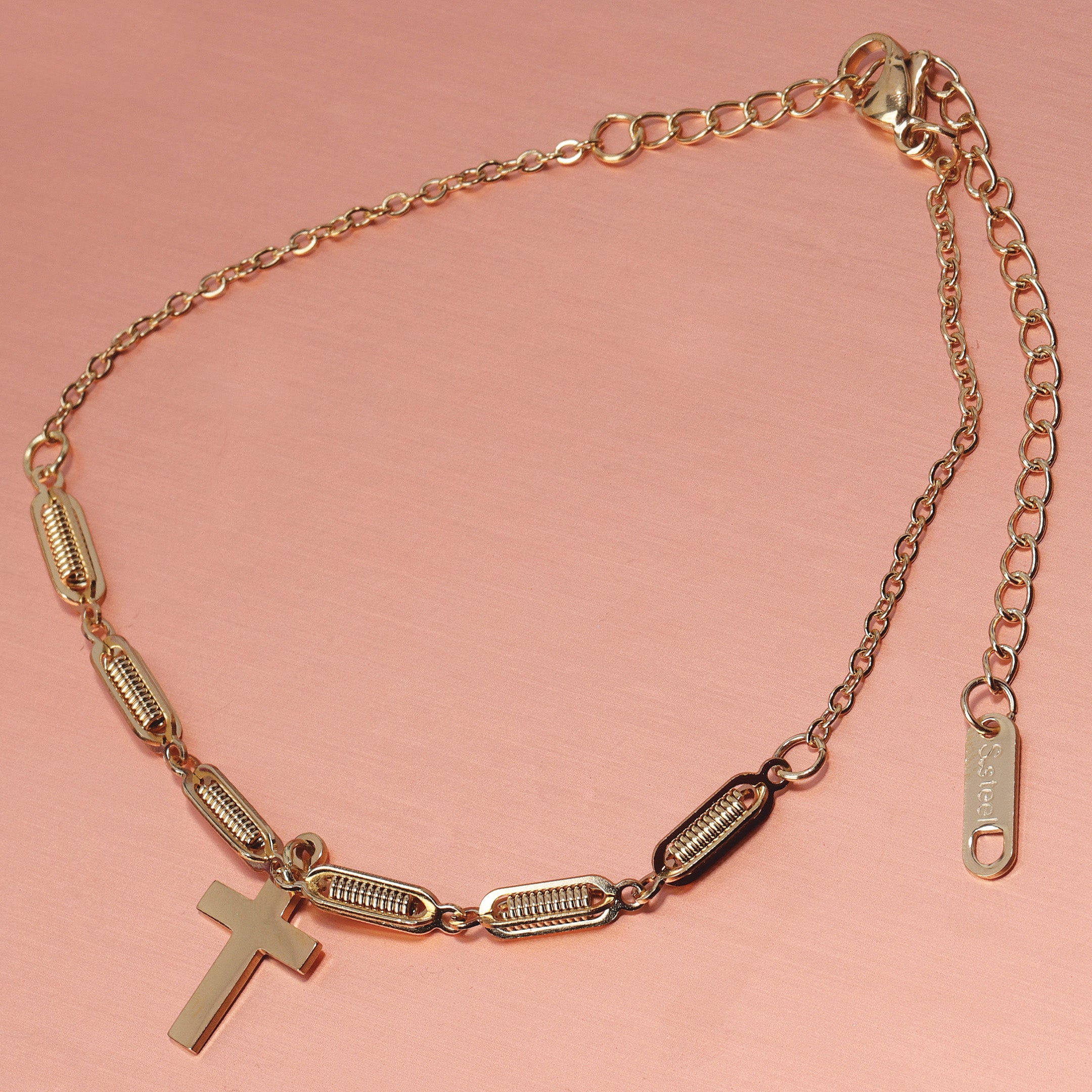 Cross Chain Bracelet