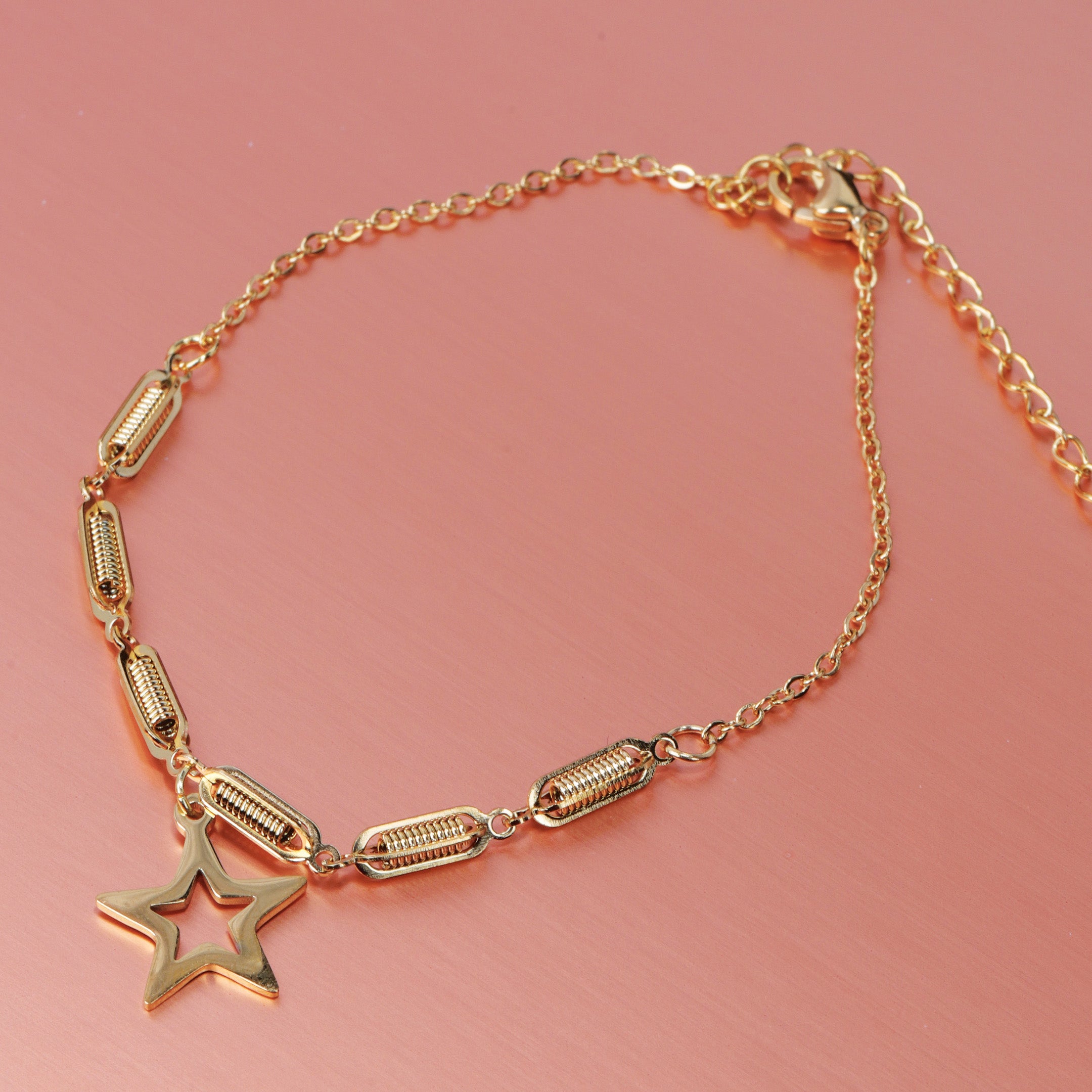 Star Charm Chain Bracelet