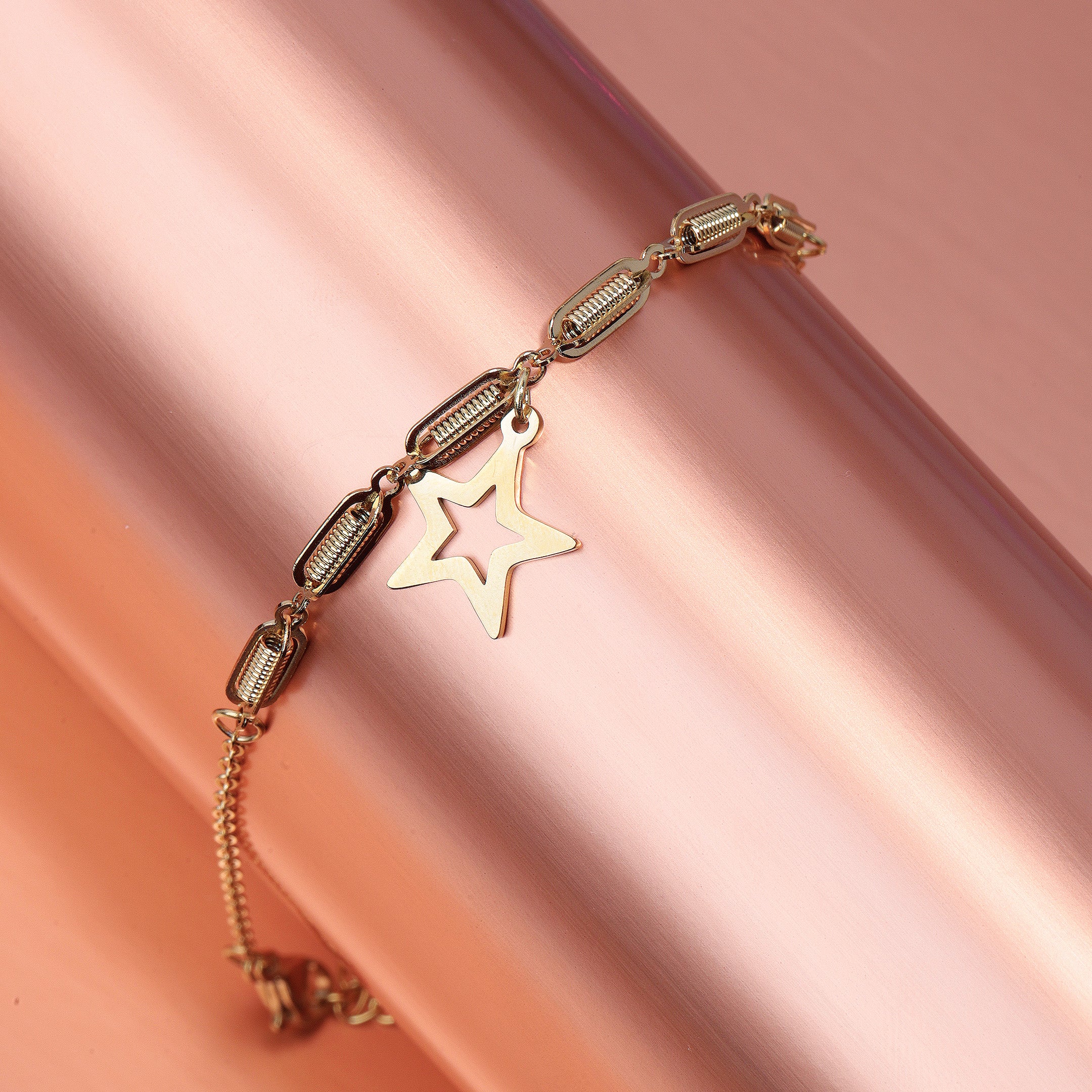 Star Charm Chain Bracelet