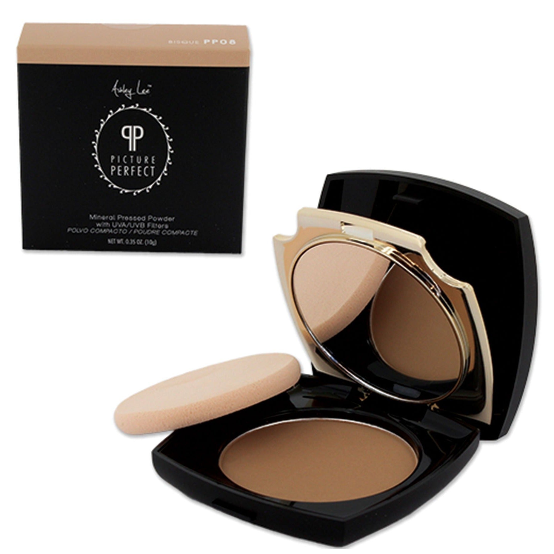 Bisque Mineral Pressed Powder Foundation Ashley Lee Cosmetics