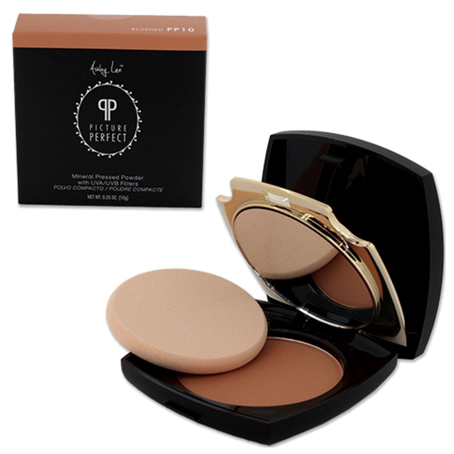 Blushed Mineral Pressed Powder Foundation Ashley Lee Cosmetics