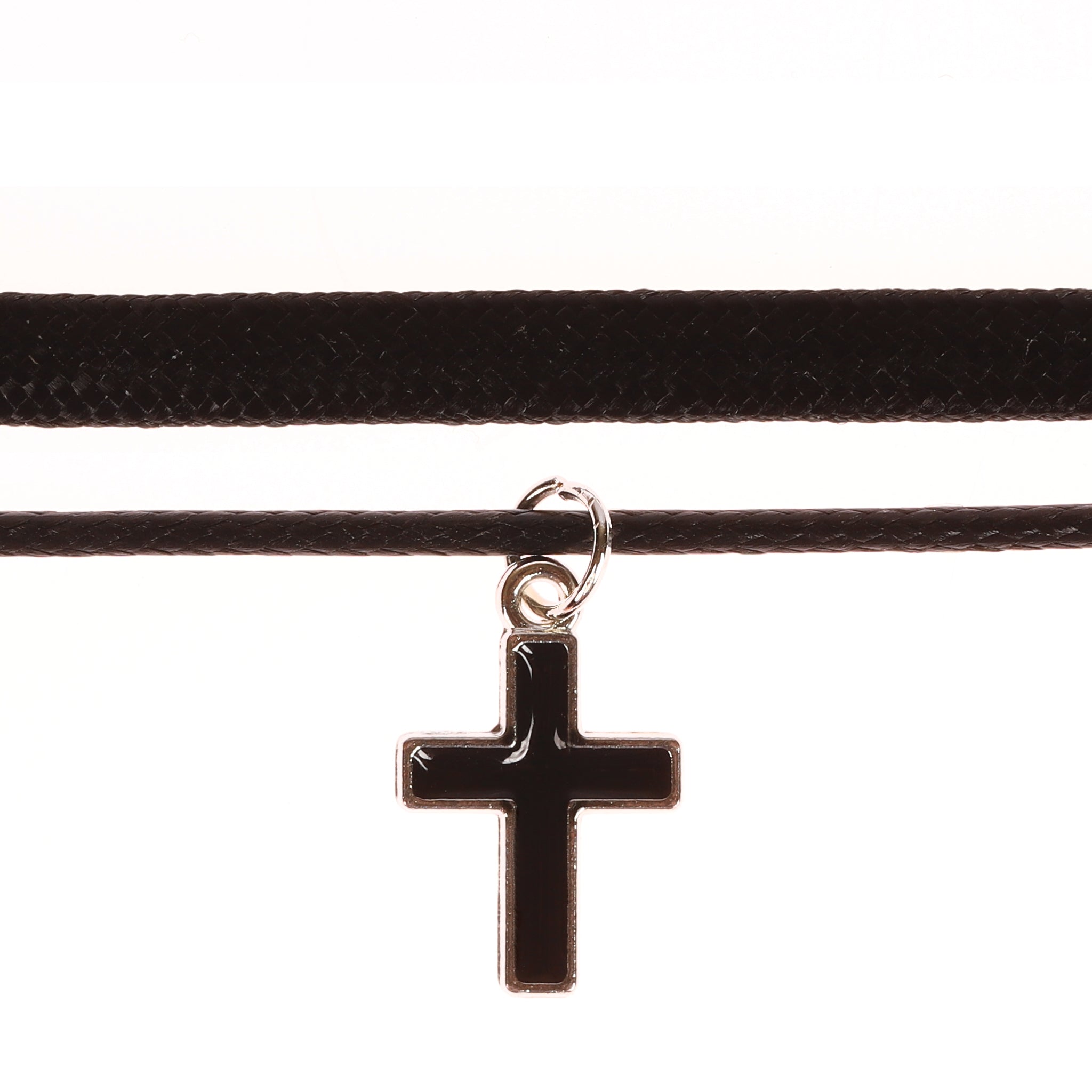 Cross Charm Choker