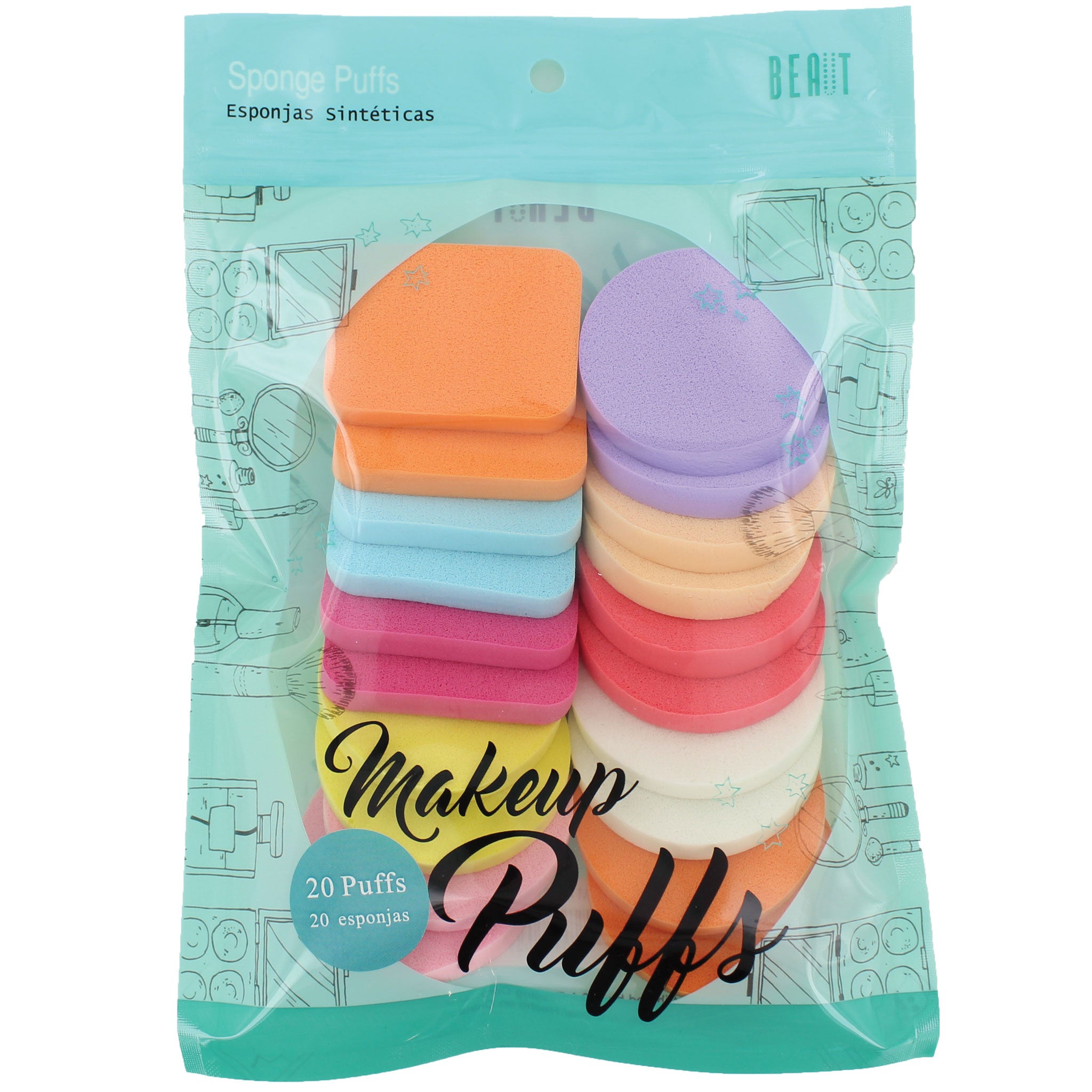 Ashley Lee 20 Piece Makeup Puff Sponges