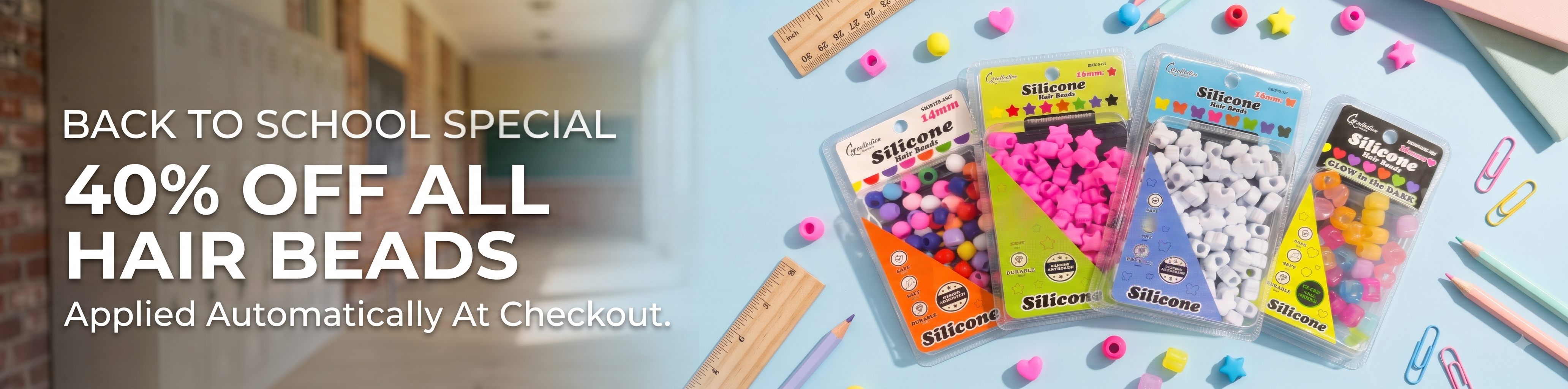 Silicone Hair Beads