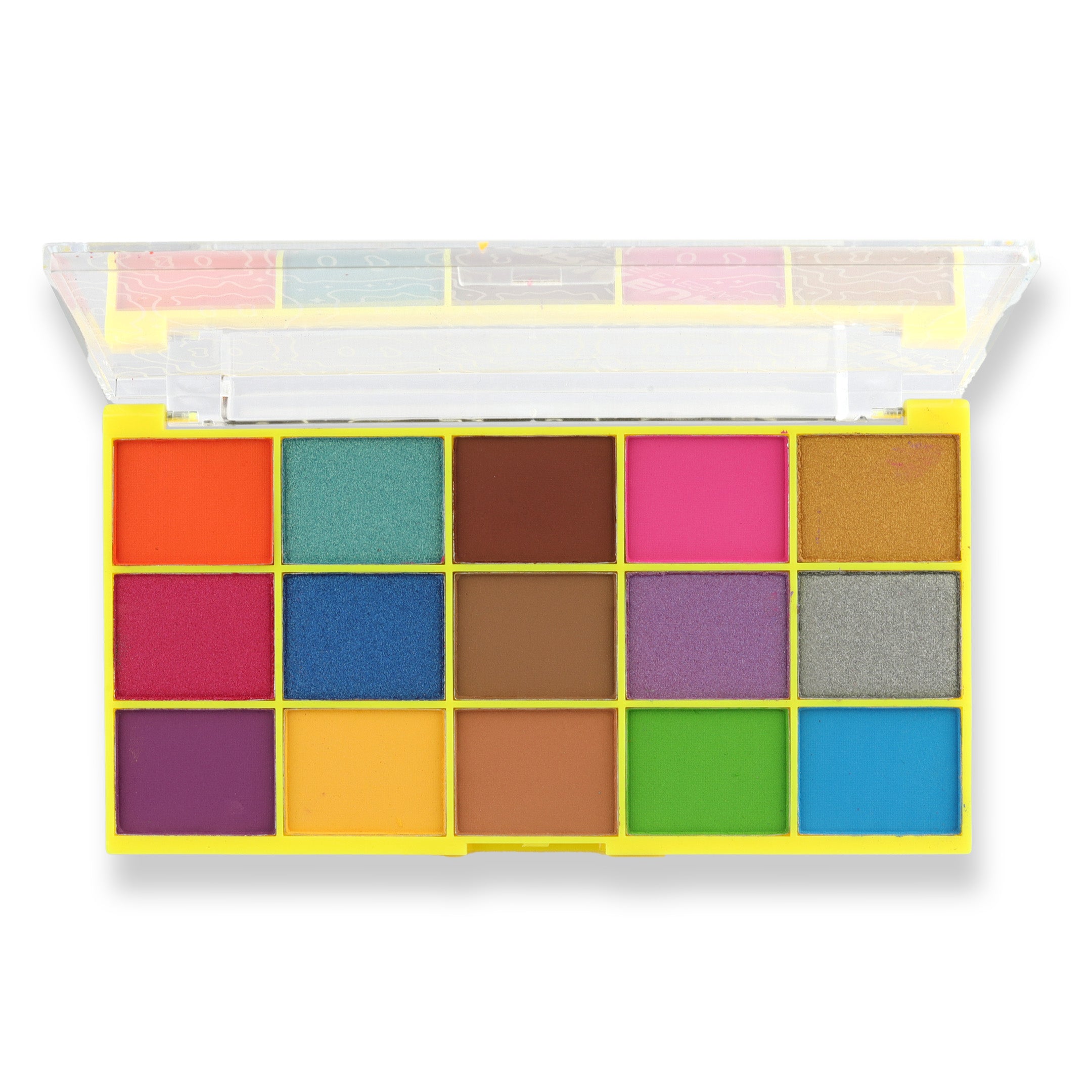 AMUSE Euphoria 15-Color Rainbow Eyeshadow Palette | Matte & Shimmer