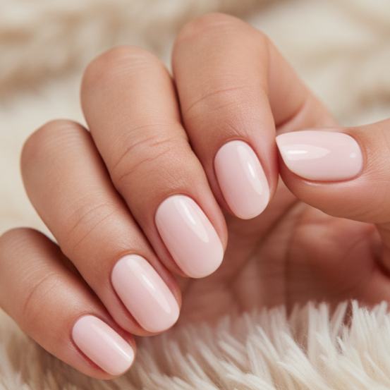 LQQKS Gel Press On Nails – 24 Pieces, Glossy Salon Finish, Easy Apply & Durable, with Glue & Nail File