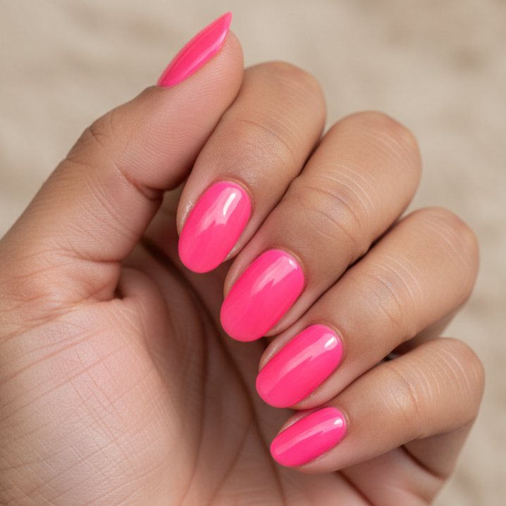 LQQKS Gel Press On Nails – 24 Pieces, Glossy Salon Finish, Easy Apply & Durable, with Glue & Nail File