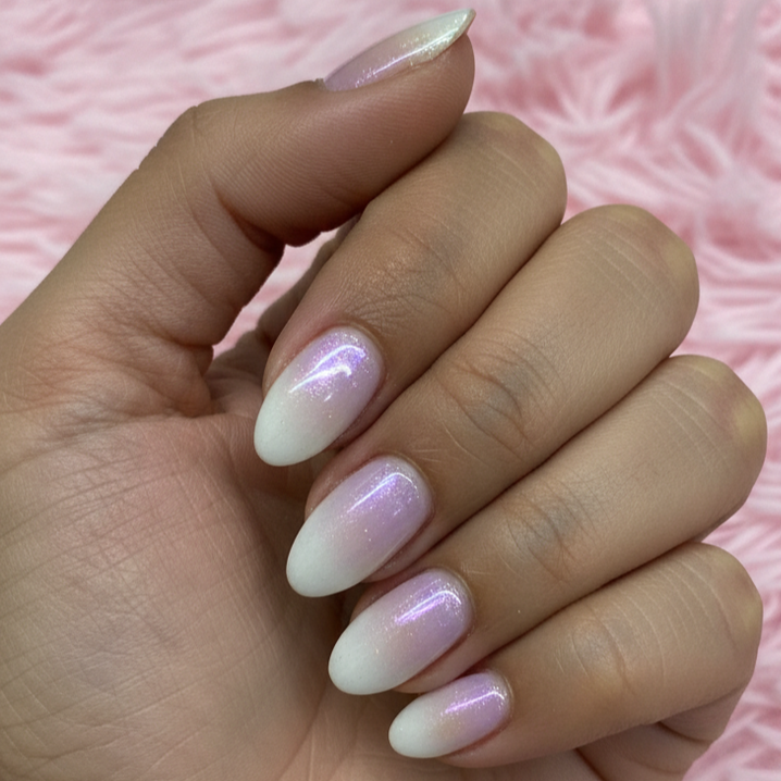 LQQKS Gel Press On Nails – 24 Pieces, Glossy Salon Finish, Easy Apply & Durable, with Glue & Nail File