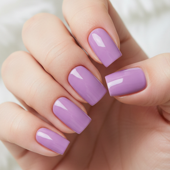 LQQKS Gel Press On Nails – 24 Pieces, Glossy Salon Finish, Easy Apply & Durable, with Glue & Nail File