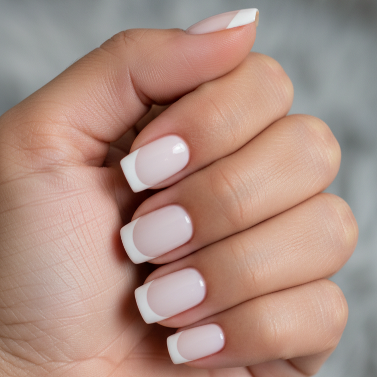 LQQKS Gel Press On Nails – 24 Pieces, Glossy Salon Finish, Easy Apply & Durable, with Glue & Nail File