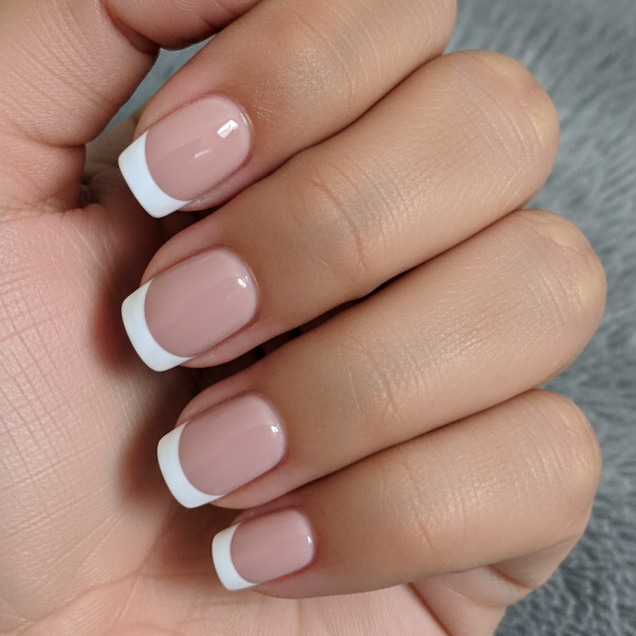 LQQKS Gel Press On Nails – 24 Pieces, Glossy Salon Finish, Easy Apply & Durable, with Glue & Nail File