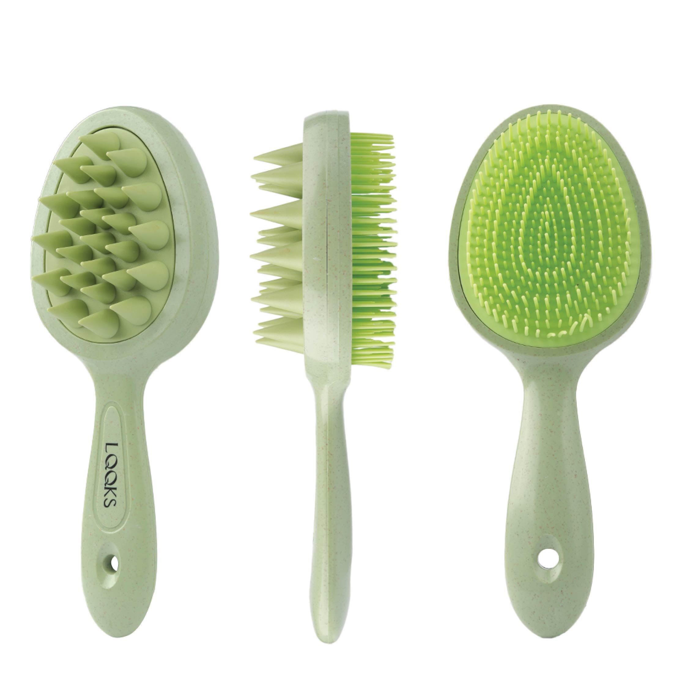2-in-1 Double Sided Scalp Brush – Deep Clean Shampoo Scrubber & Relaxing Hair Massage Tool