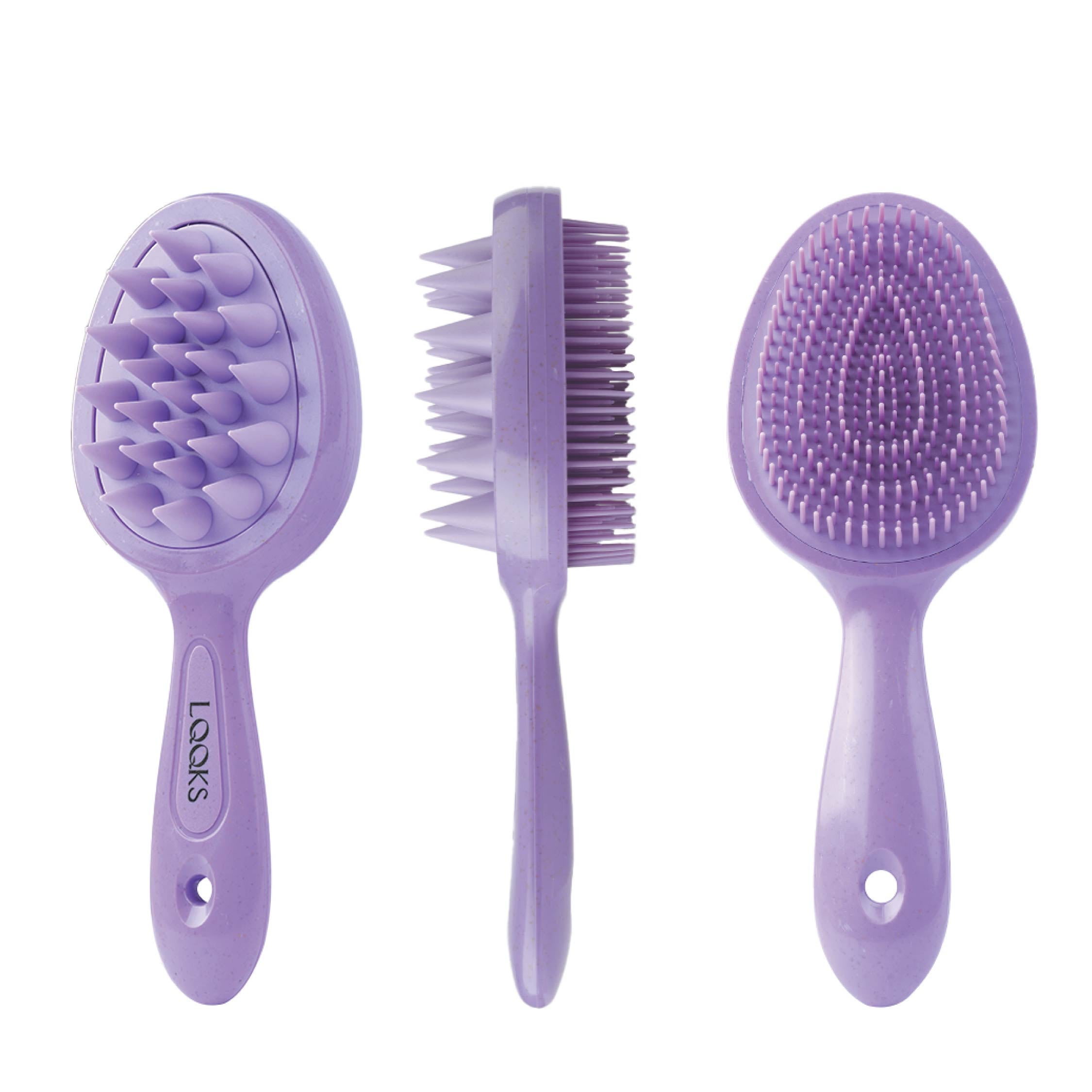 2-in-1 Double Sided Scalp Brush – Deep Clean Shampoo Scrubber & Relaxing Hair Massage Tool