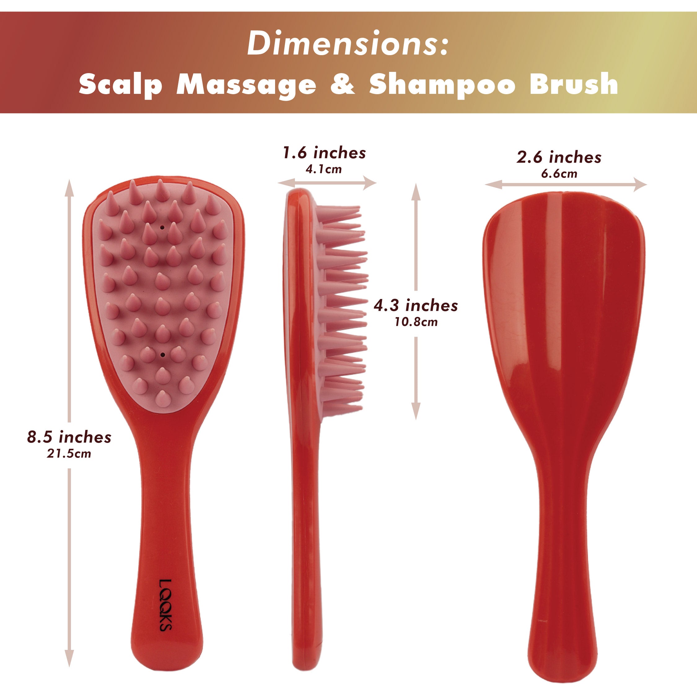 Silicone Shampoo Brush & Scalp Massager – Deep Clean Scalp Scrubber for Healthy Hair Growth and Dandruff Relief