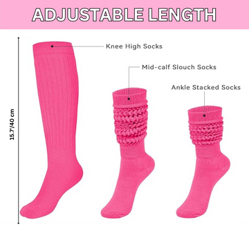 LQQKS Women's Slouch Socks 5 Pair