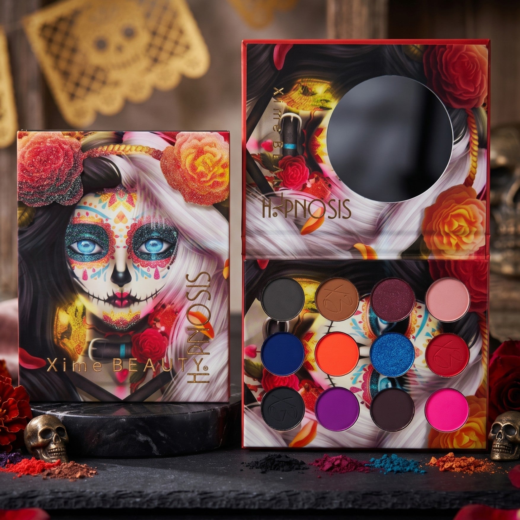 Xime Beauty Halloween Collection Eyeshadow Palette | 12-Pan High Pigment