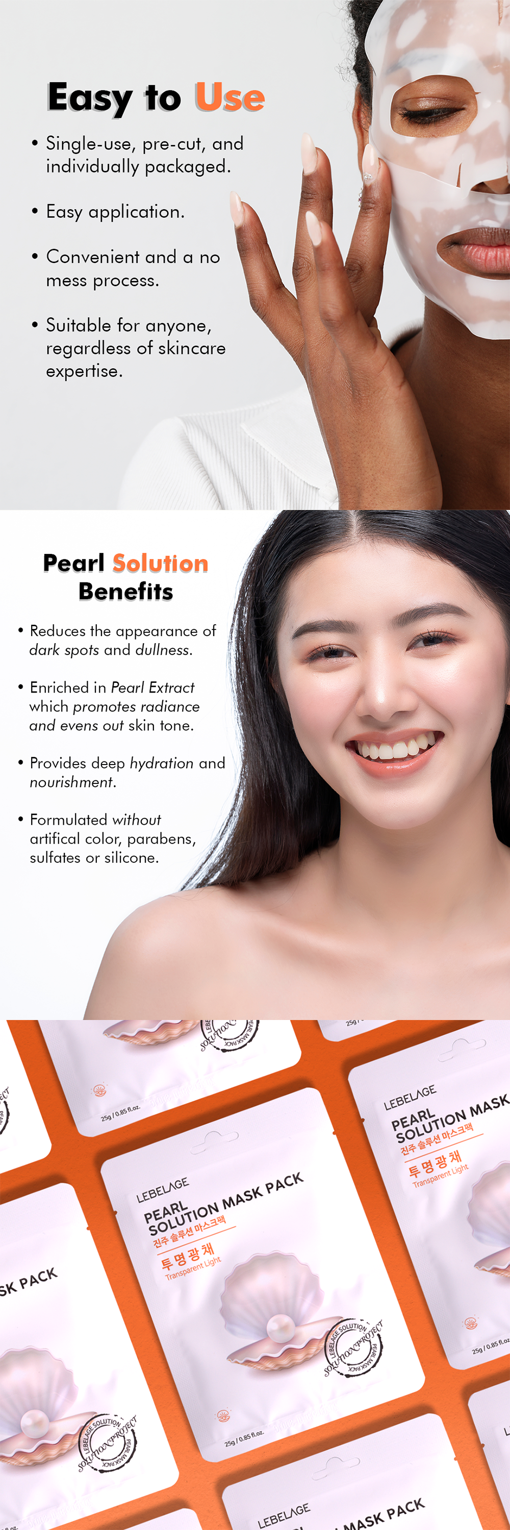 Pearl Solution Mask