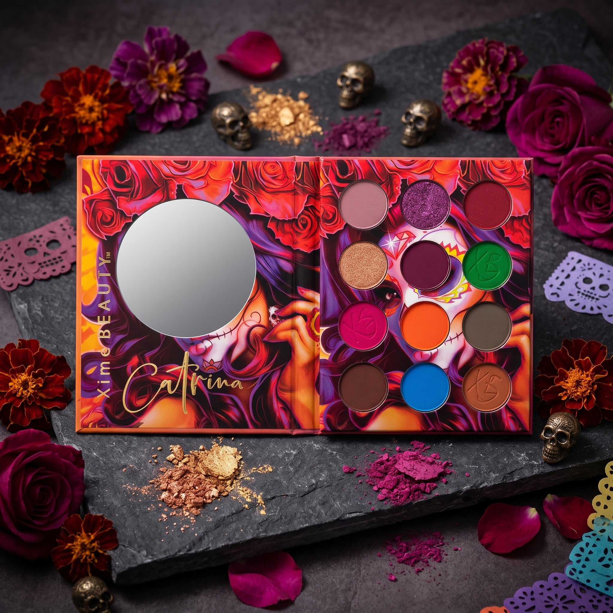 Xime Beauty Halloween Collection Eyeshadow Palette | 12-Pan High Pigment