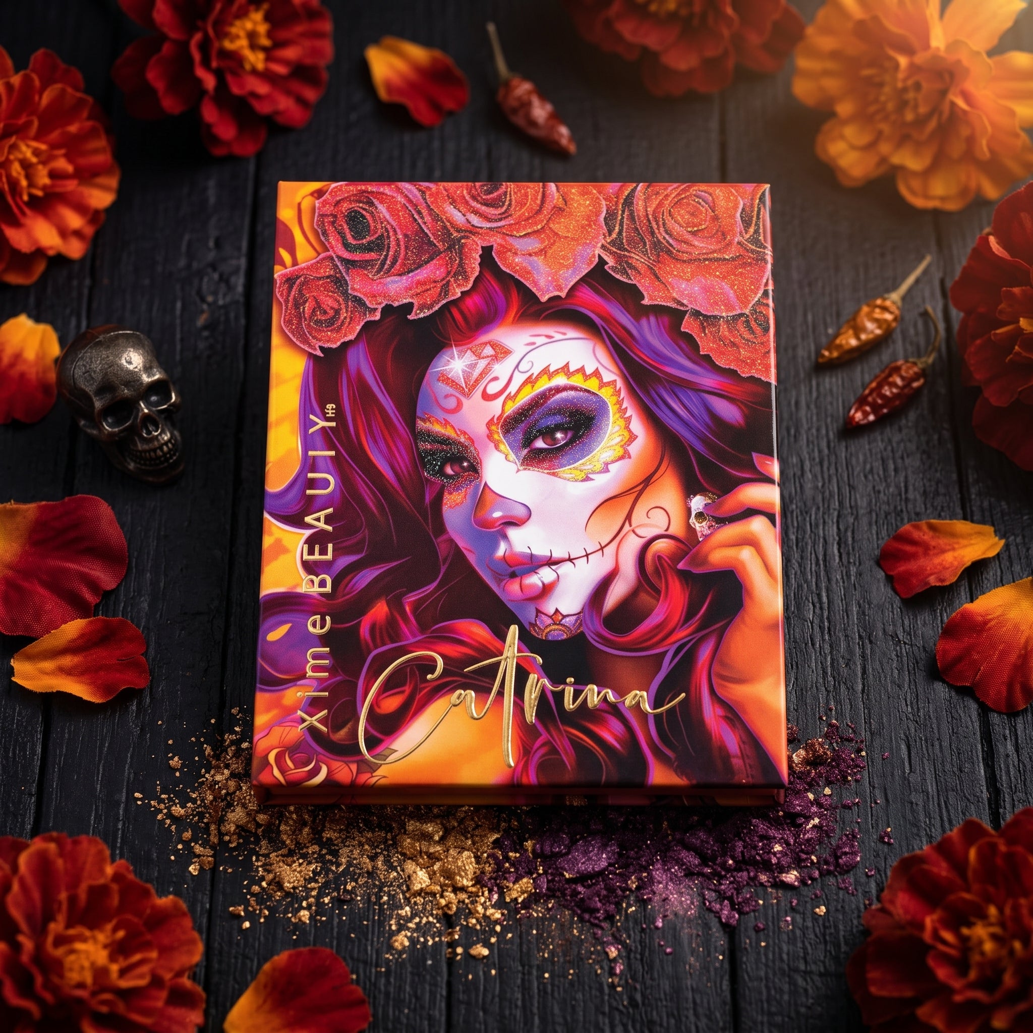 Xime Beauty Halloween Collection Eyeshadow Palette | 12-Pan High Pigment