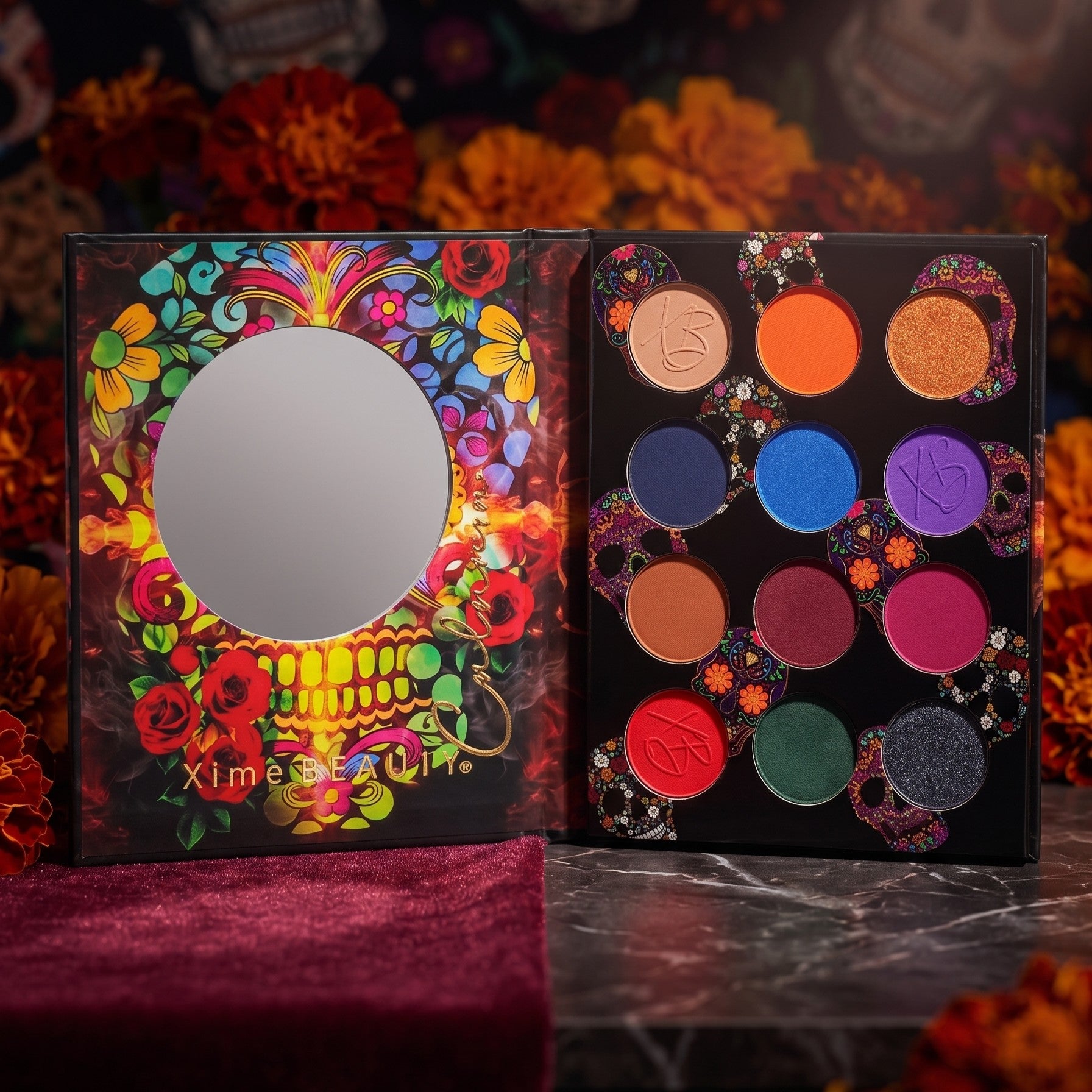 Xime Beauty Halloween Collection Eyeshadow Palette | 12-Pan High Pigment