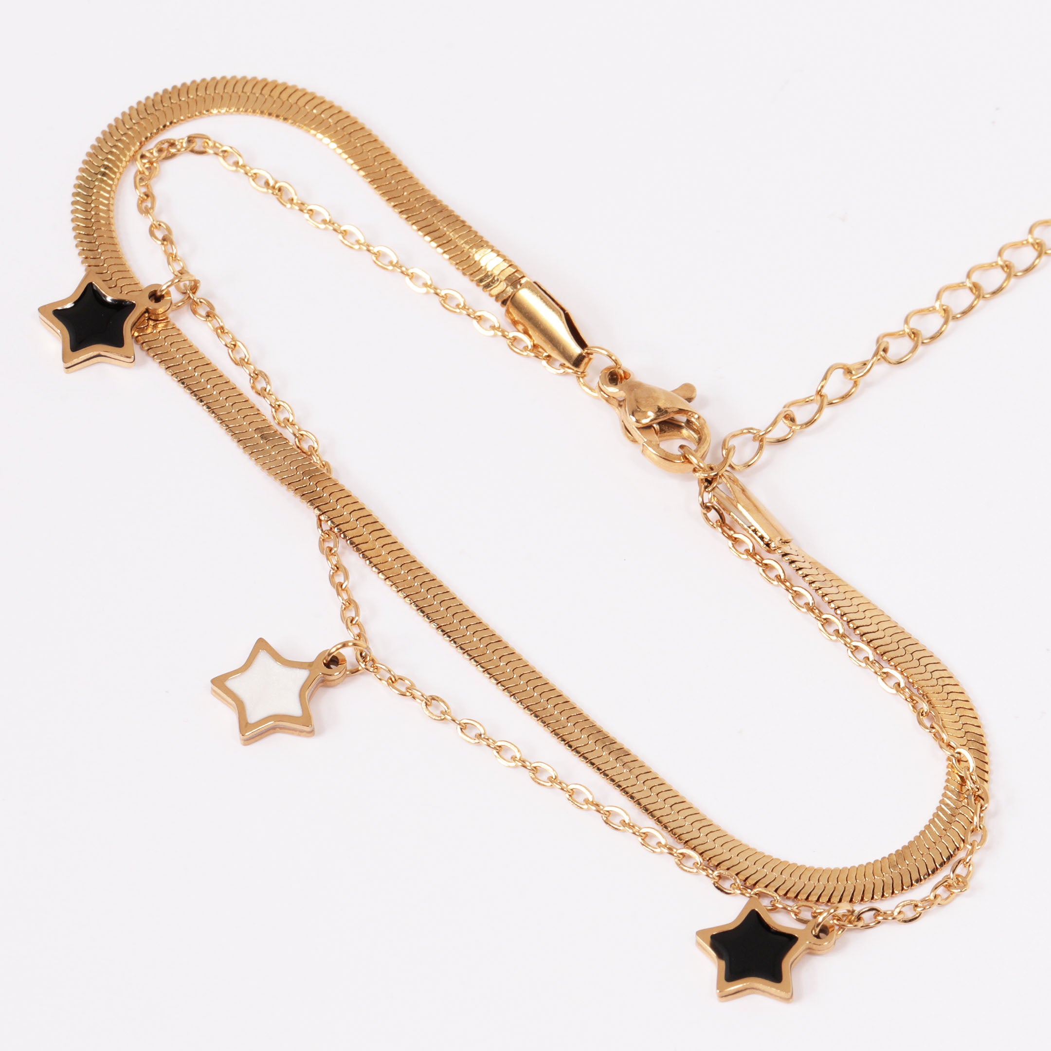 Star Decor Layered Bracelet